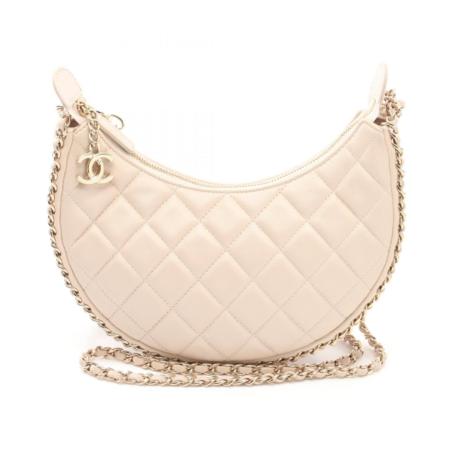 Chanel Lambskin Matelasse Small Hobo Bag AS3917