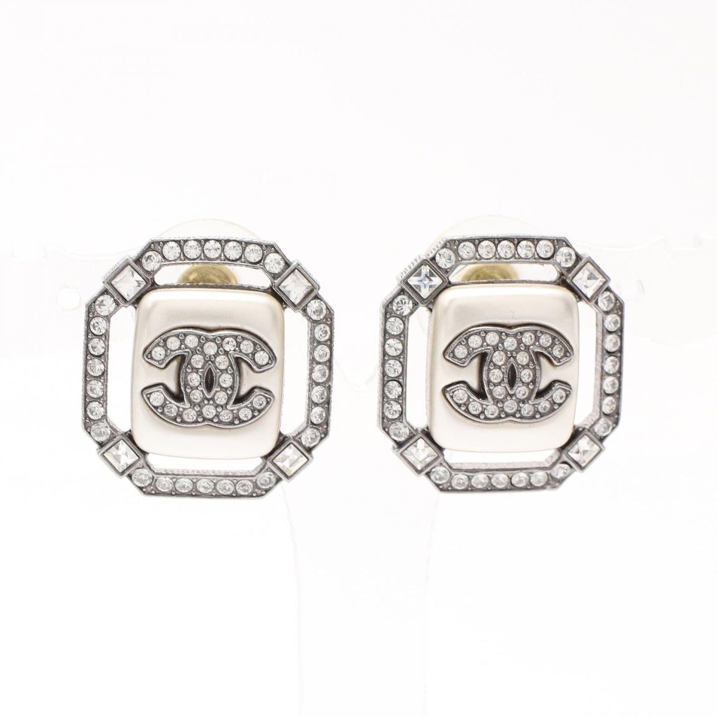 Chanel Coco Mark Earrings Stainless Steel Jewelry