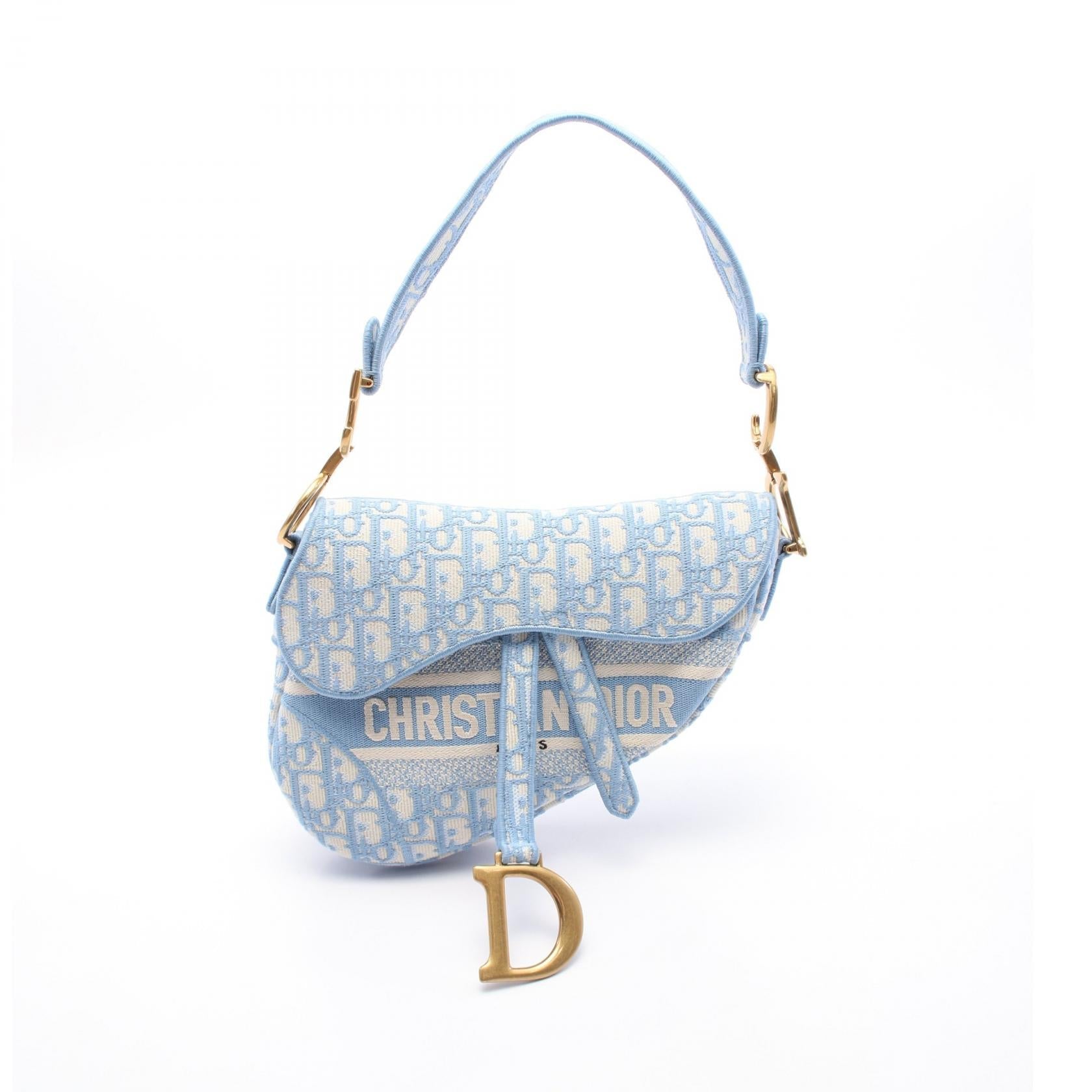 Dior Saddle Oblique Handbag Canvas Travel Bag