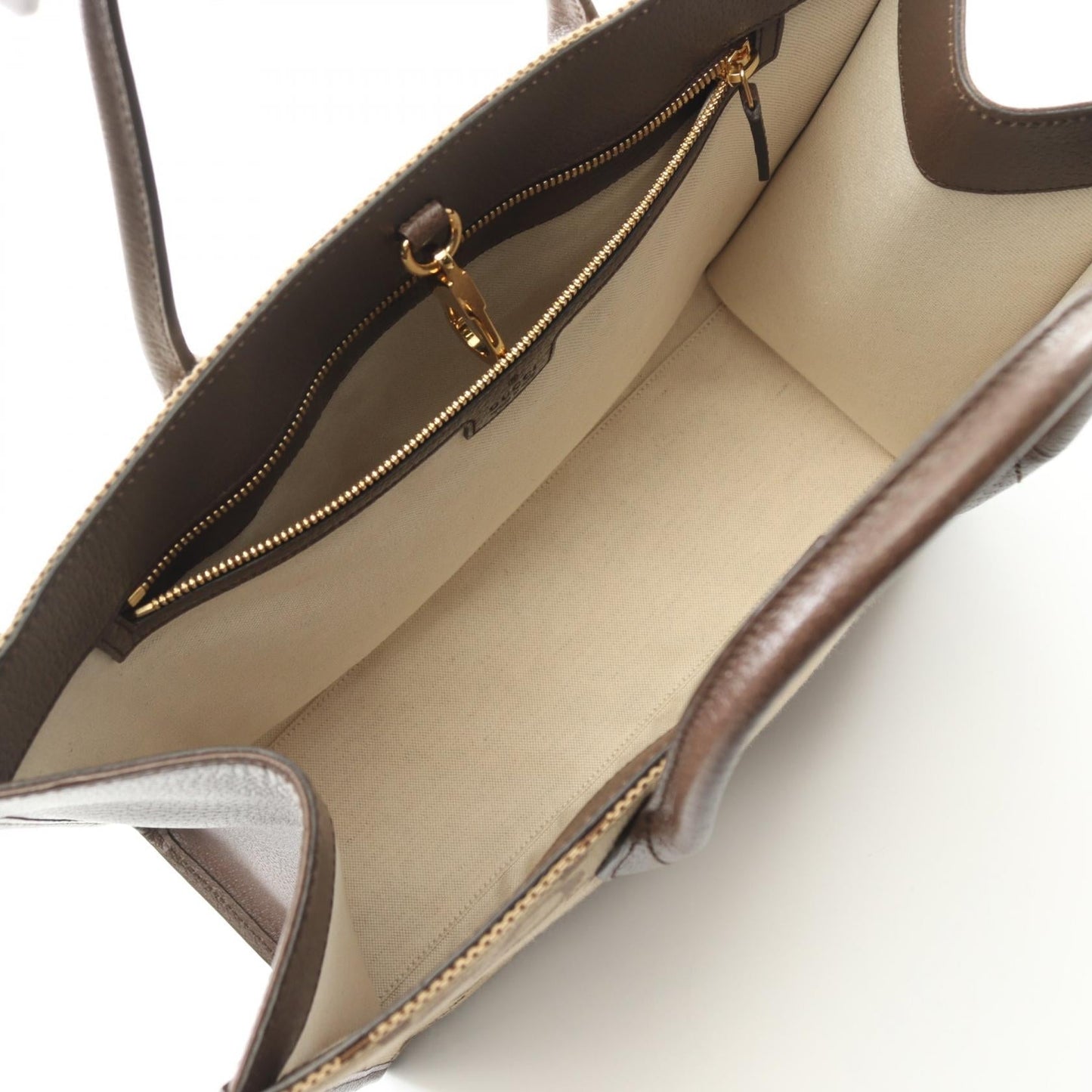 Gucci Jumbo Tote Bag Leather Canvas