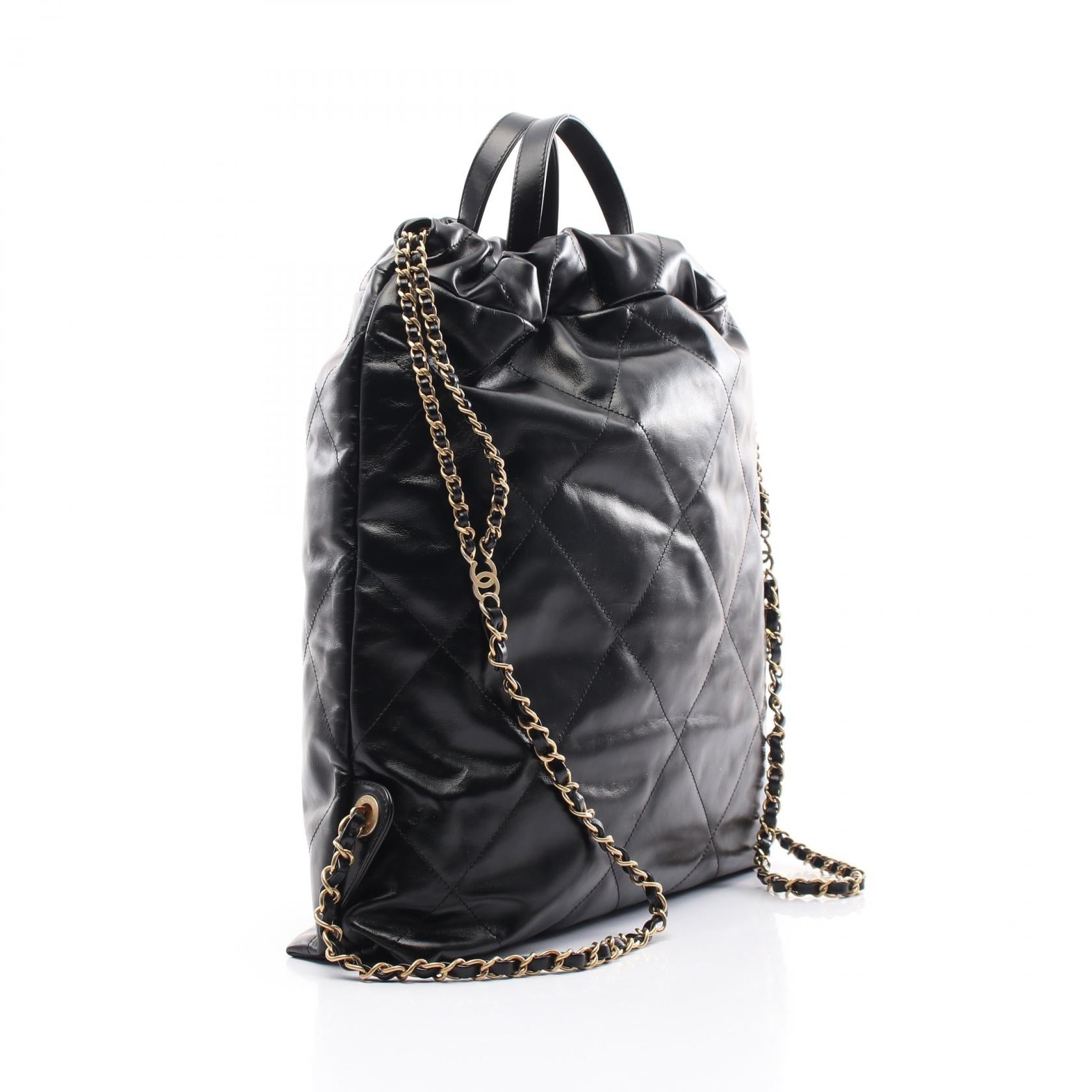 Chanel 22 Large Leather Backpack
