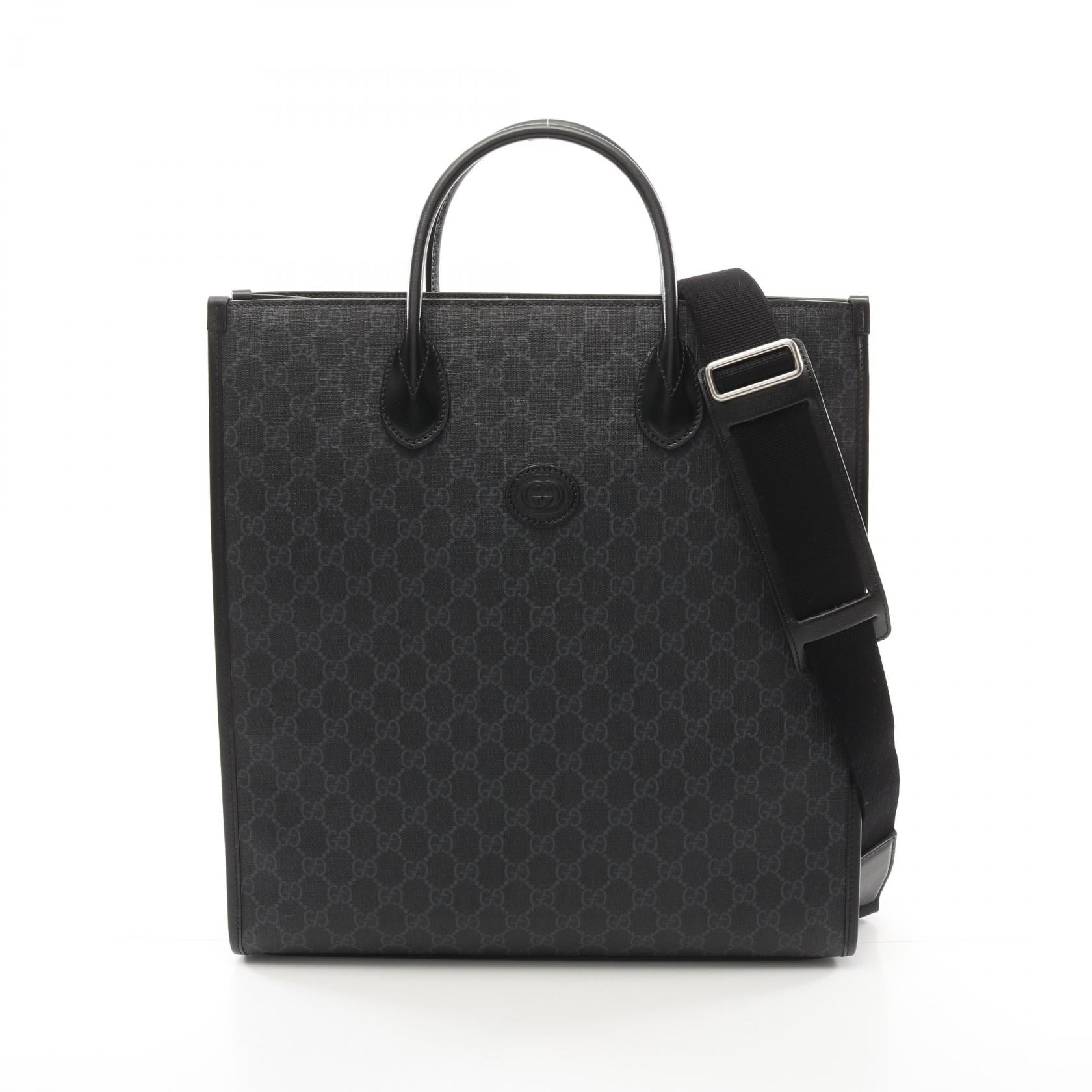 Gucci Interlocking Supreme Coated Tote Bag Canvas Tote Bag