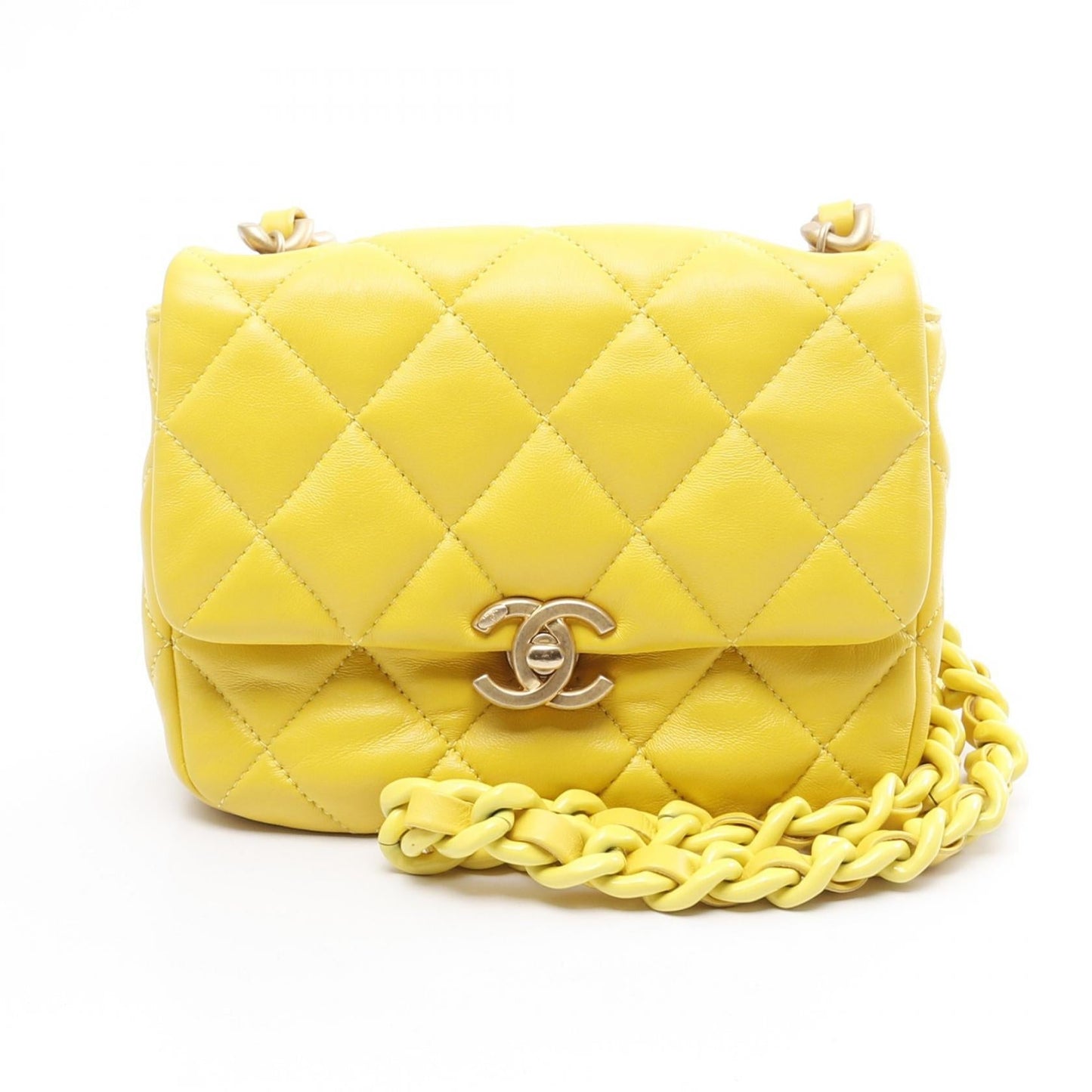 Chanel Mini Matelasse Lambskin Shoulder Bag 8