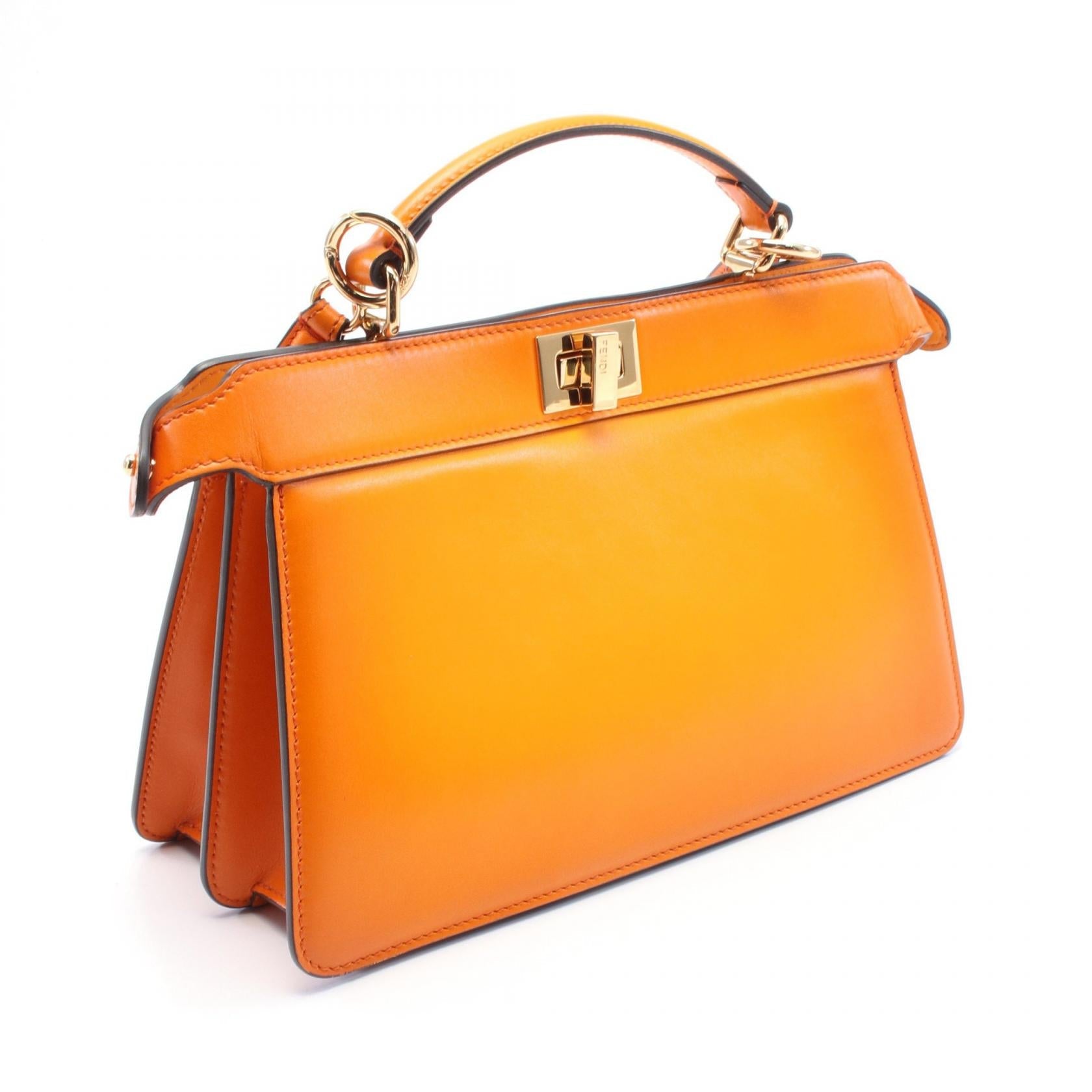 Fendi Peekaboo Iseeu Eastwest Handbag Leather Travel Bag