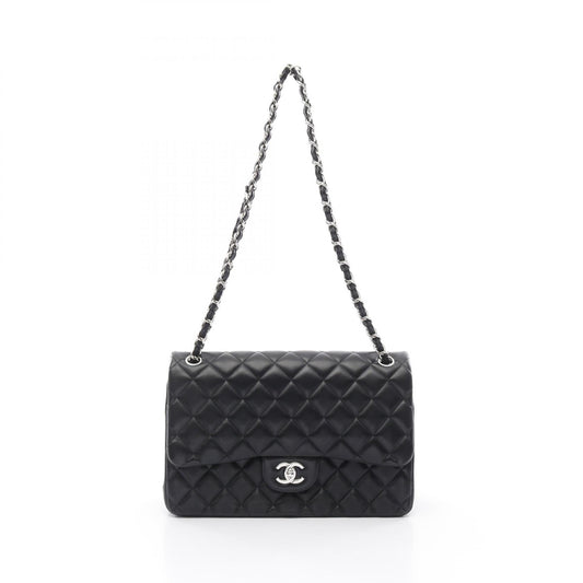 Chanel Classic Large Double Flap Lambskin Shoulder Bag