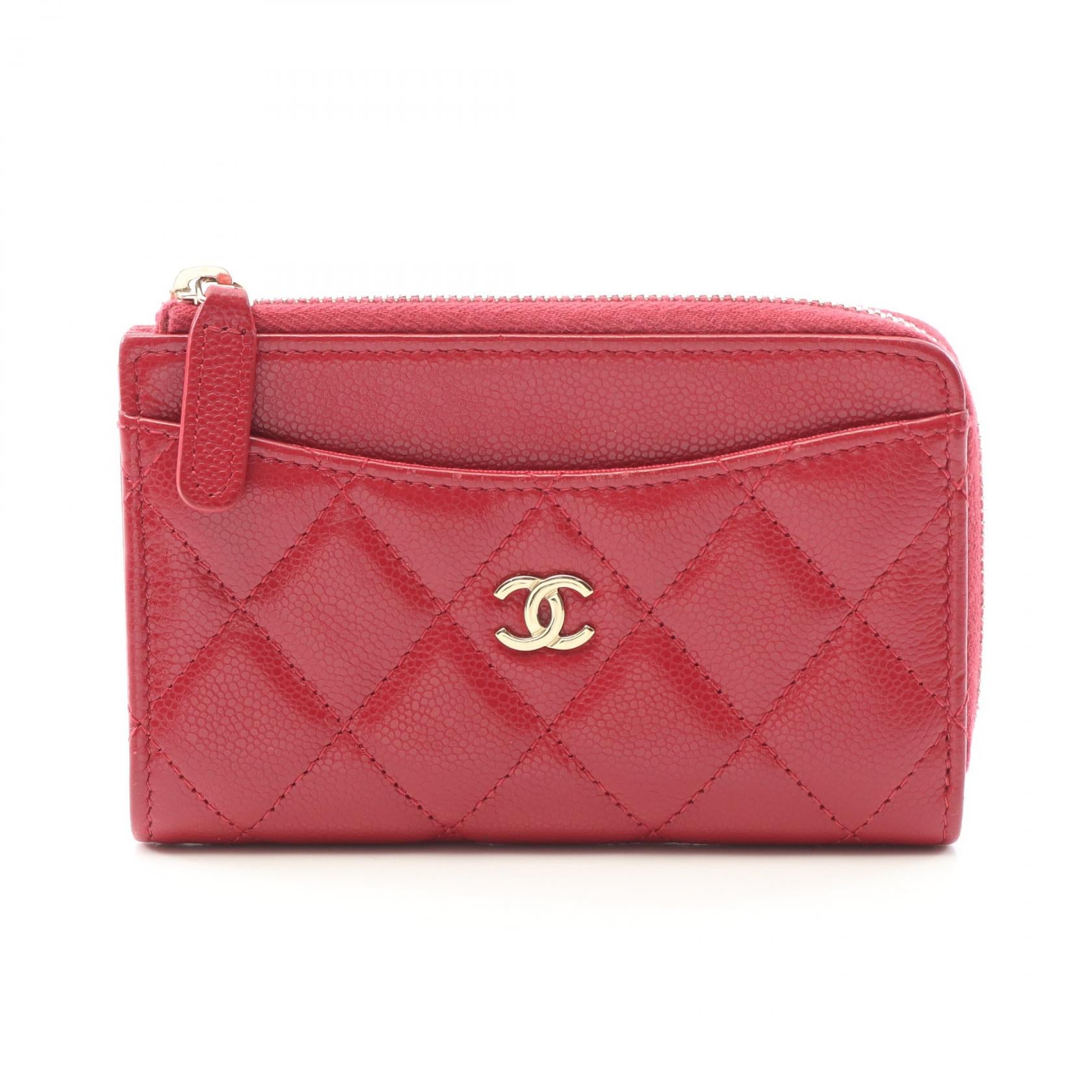 Chanel Matelasse Caviar Skin Coin Case Bag