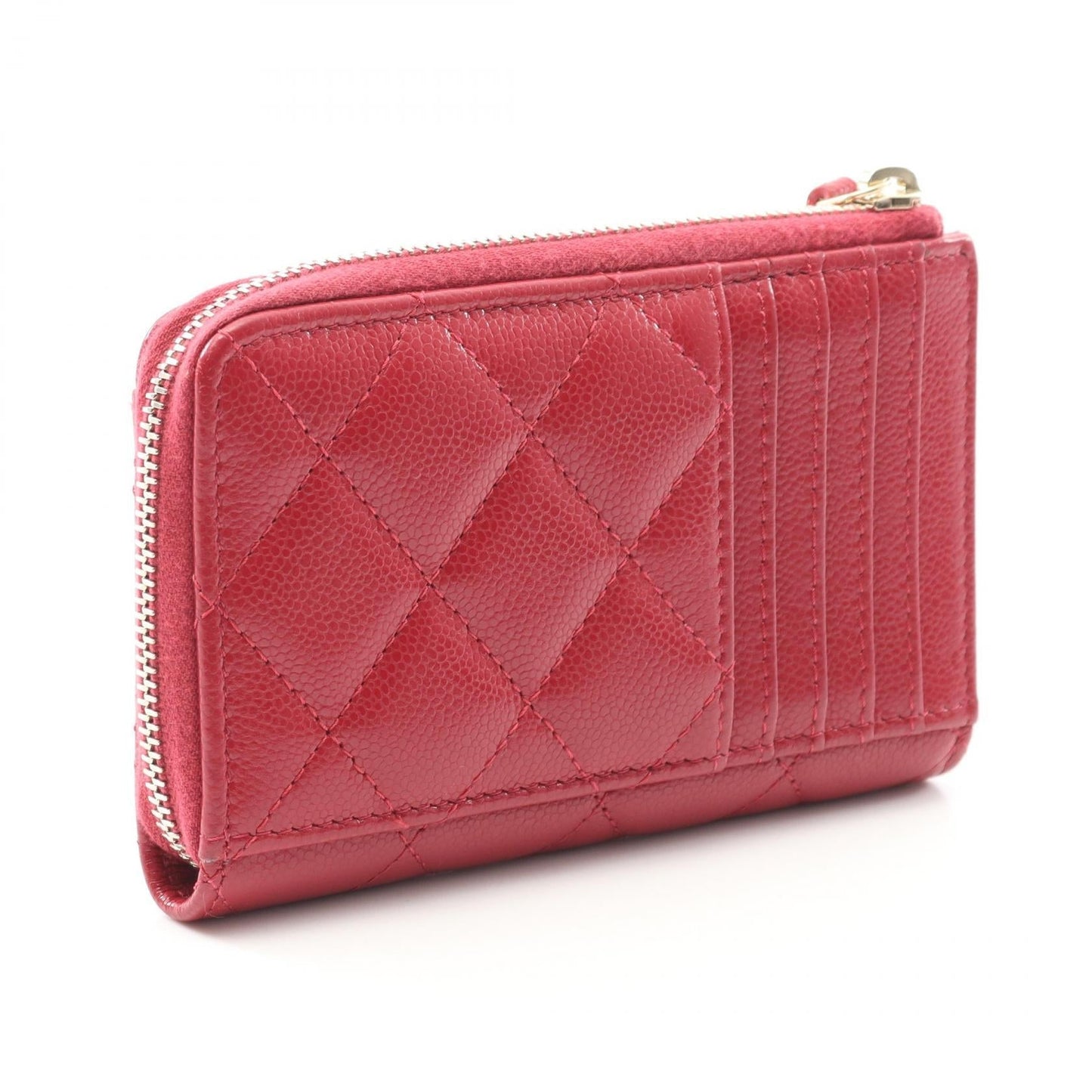 Chanel Matelasse Caviar Skin Coin Case Bag