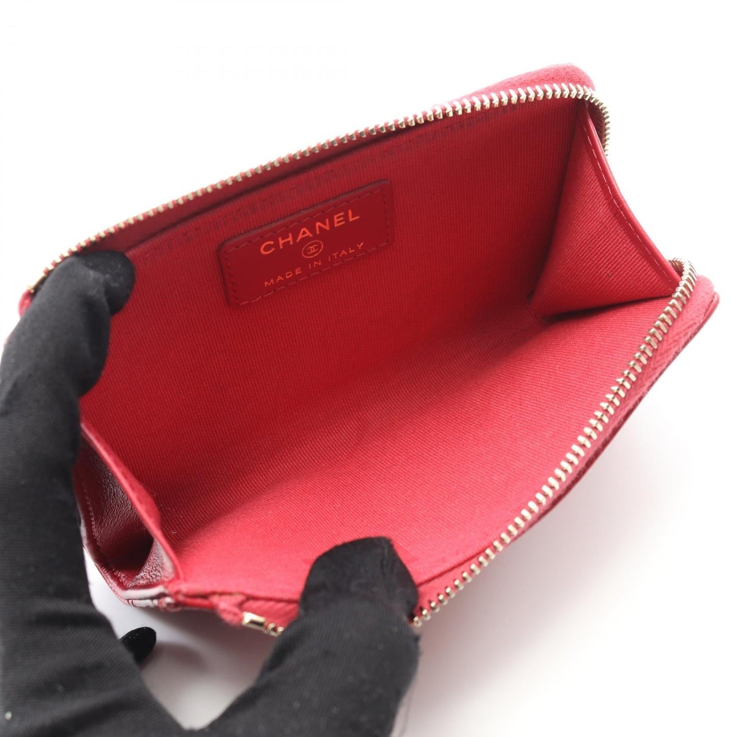 Chanel Matelasse Caviar Skin Coin Case Bag