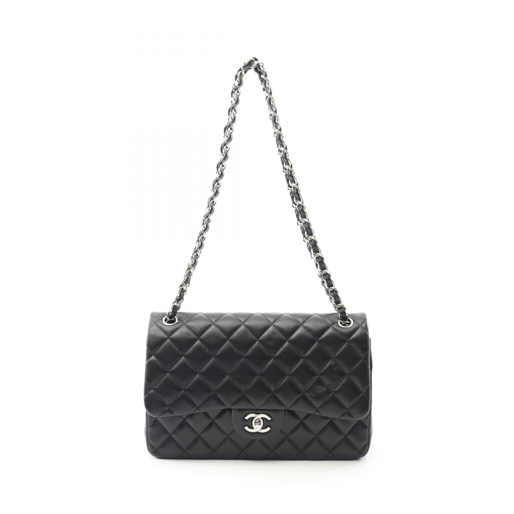 Chanel Classic Flap Bag Lambskin Shoulder Bag