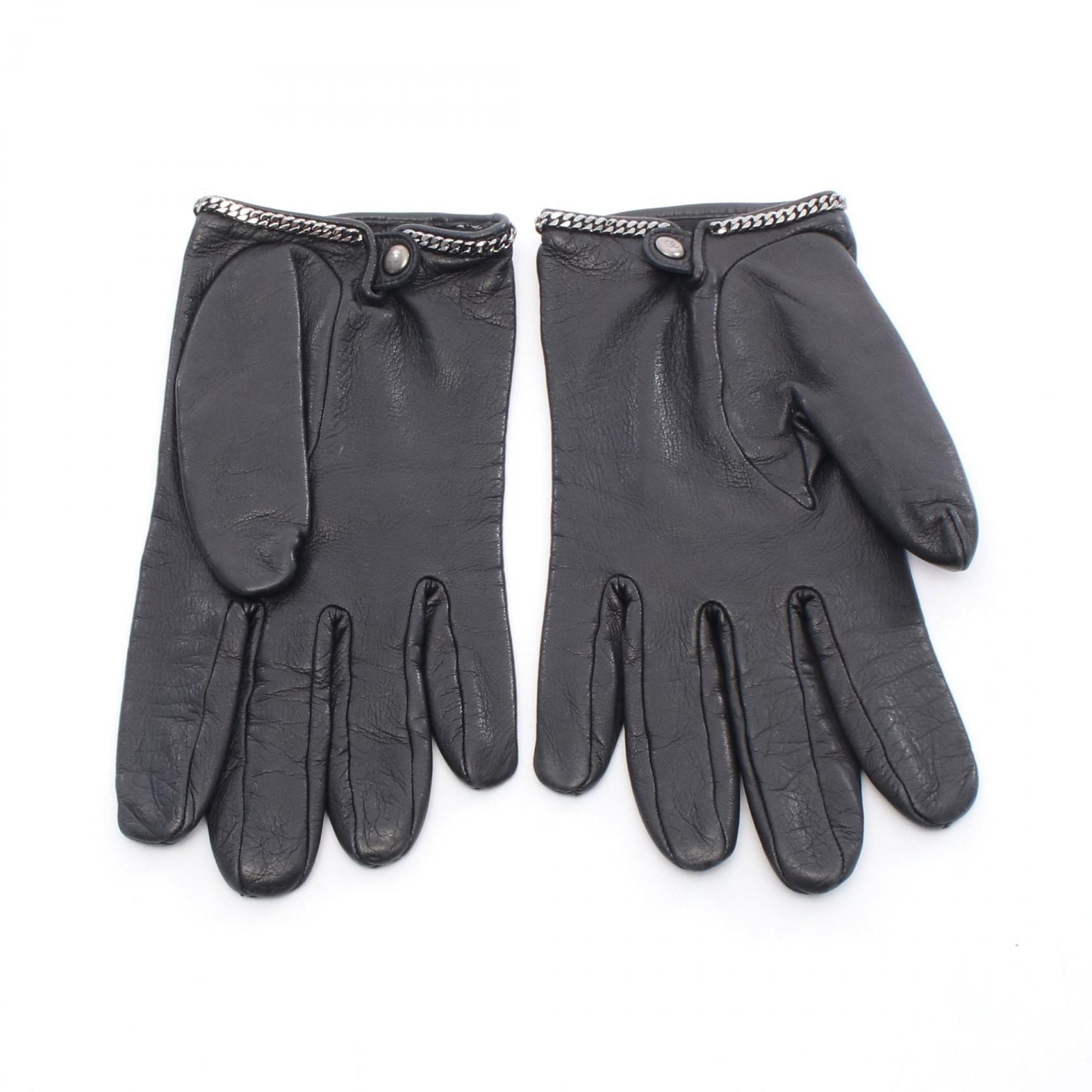 Chanel Coco Mark Lambskin Gloves Bag