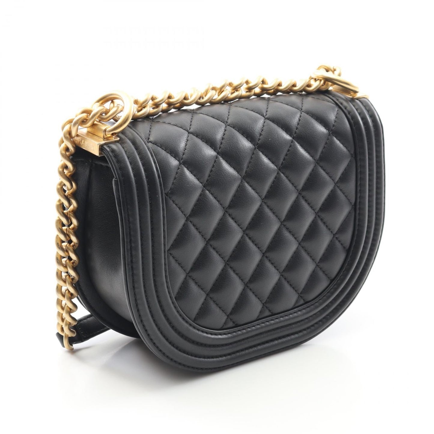 Chanel Boy Chanel Lambskin Shoulder Bag
