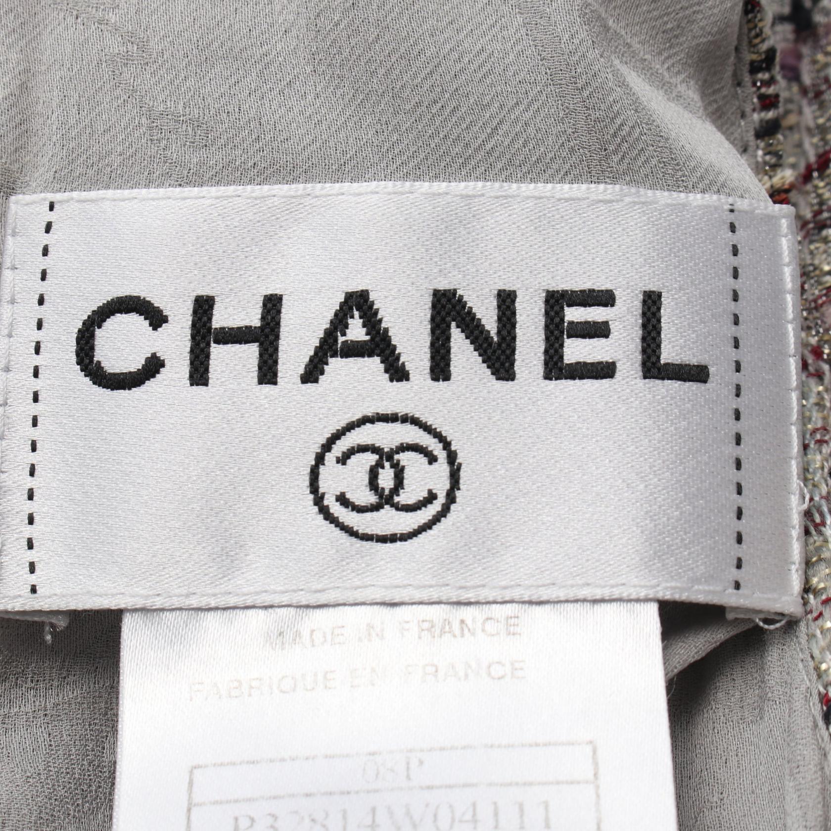 Chanel Tweed Cotton Polyester Jumpsuit Handbag