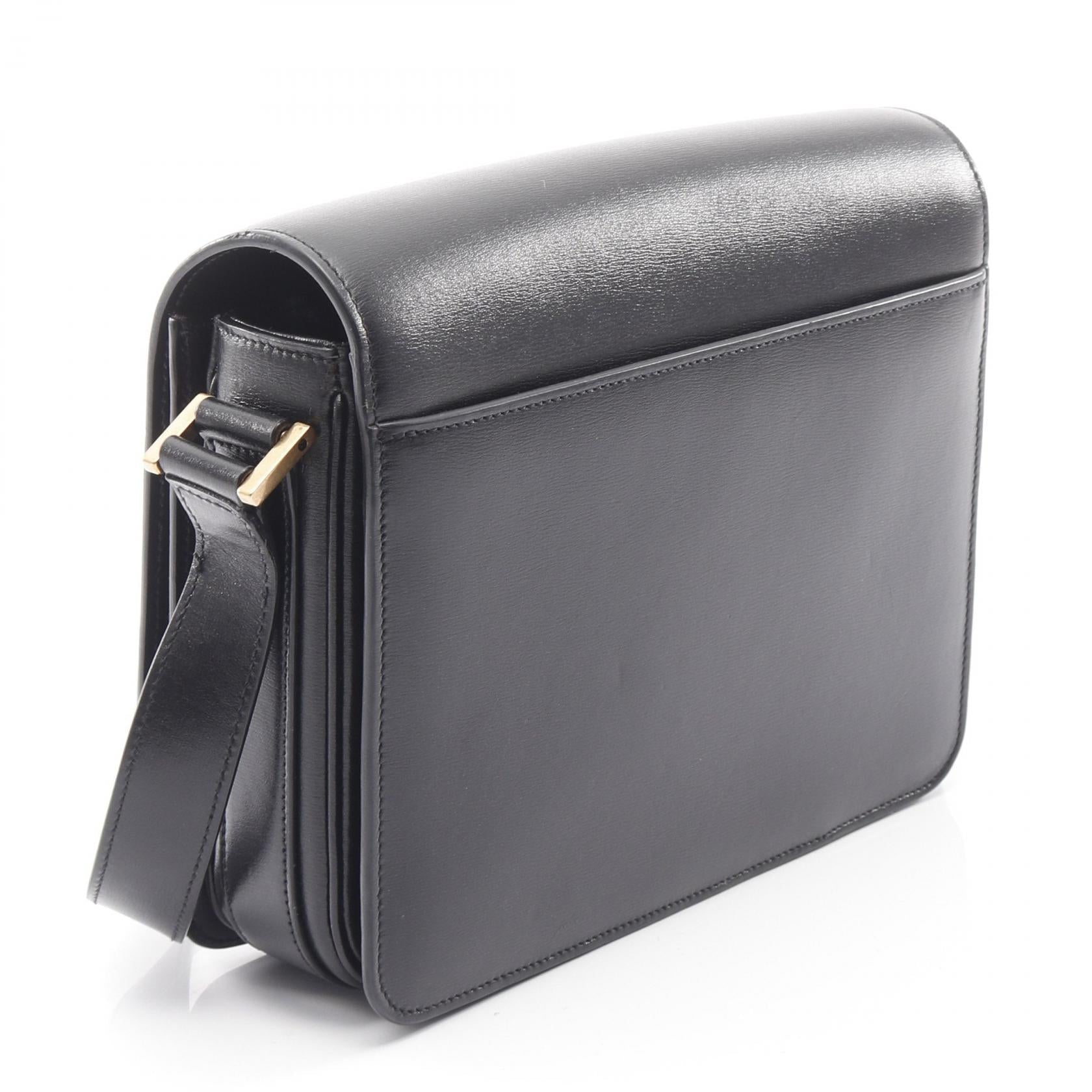 YSL Saint Laurent Paris Shoulder Bag Leather 4