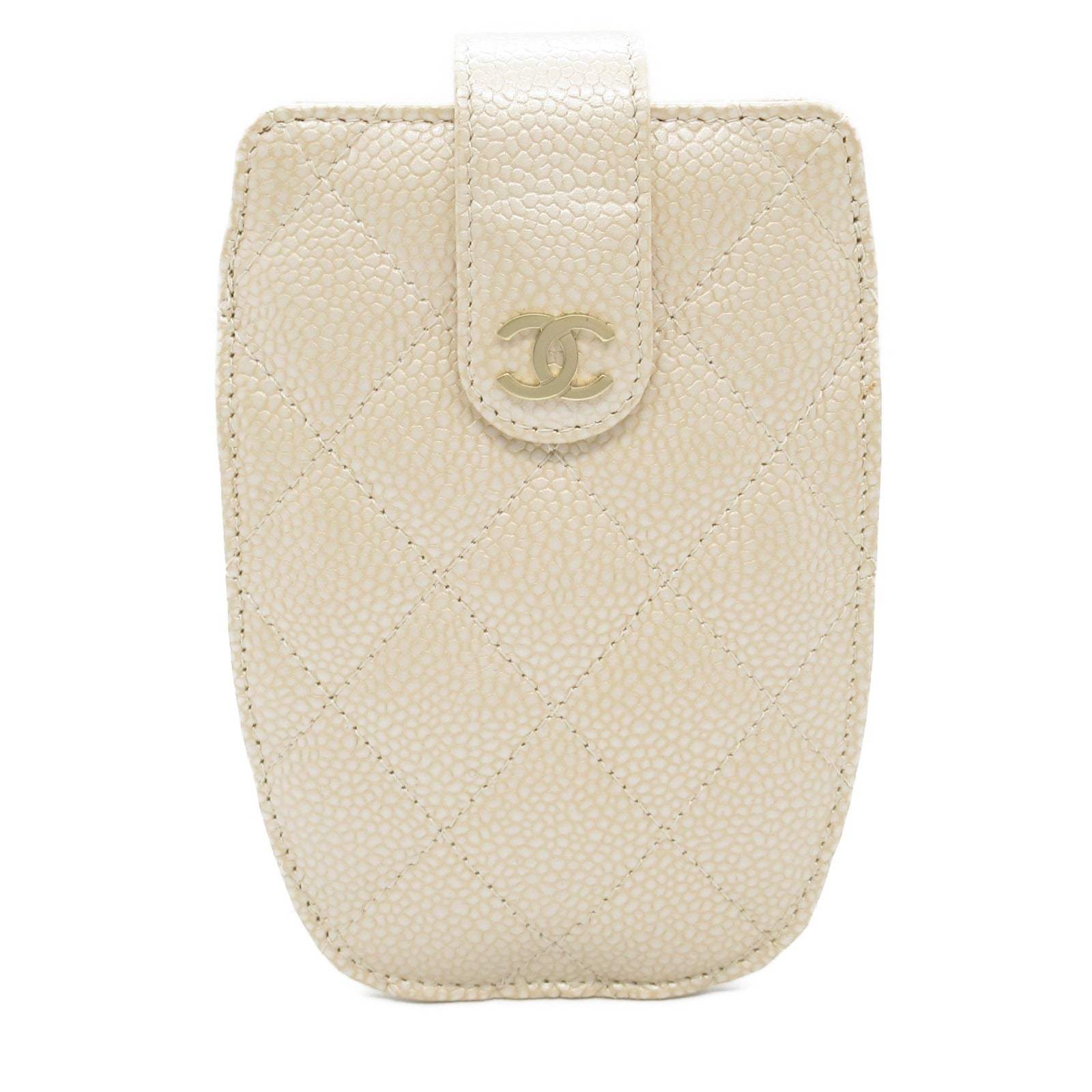 Chanel Matelassé Grained Calfskin Card Case Bag