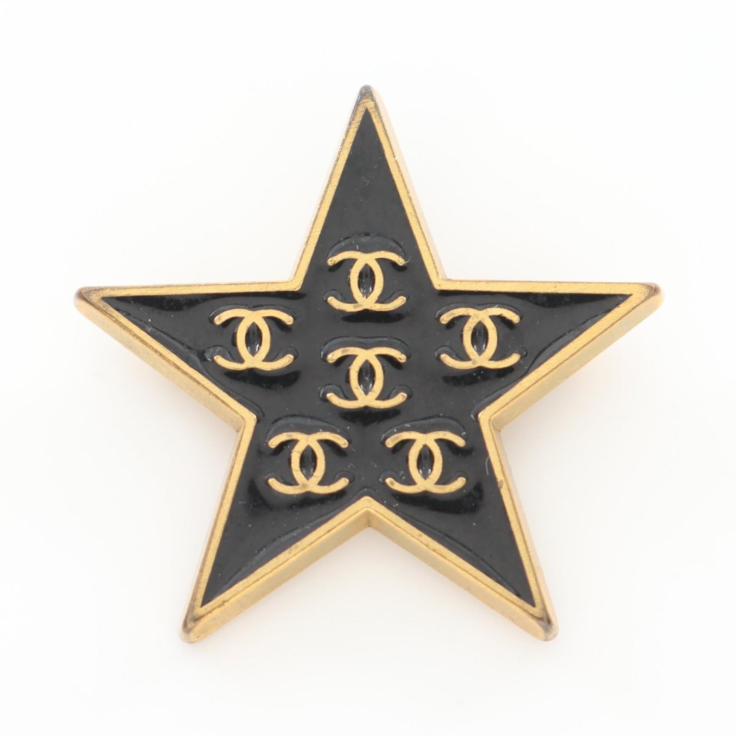 Chanel Coco Mark Star Brooch Accessory