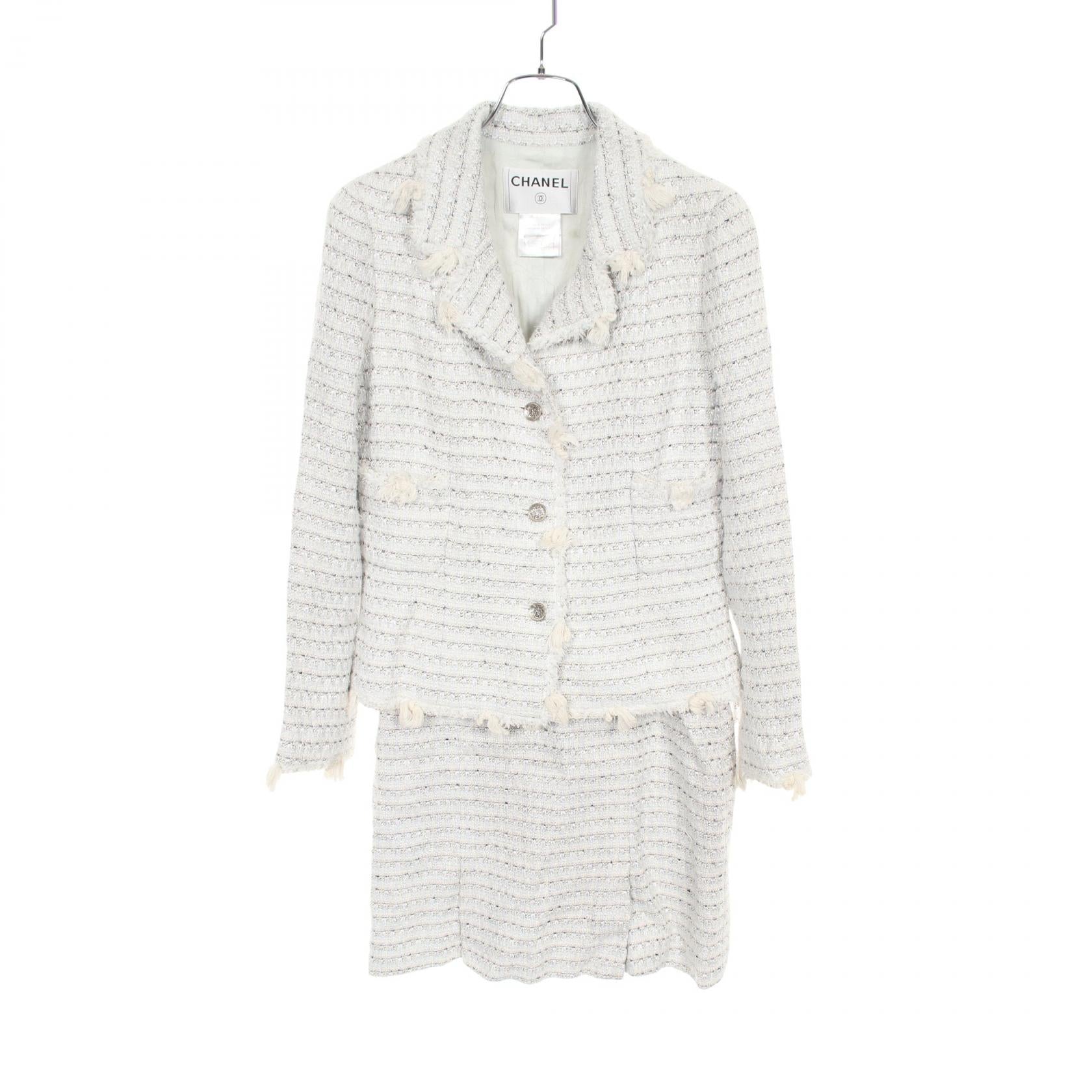 Chanel Set Up Cotton Rayon Set Up Bag