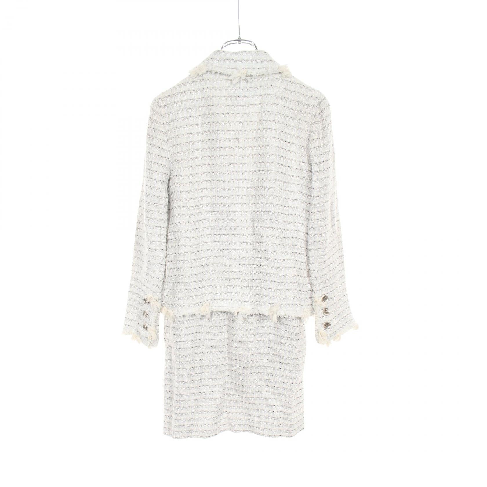 Chanel Set Up Cotton Rayon Set Up Bag