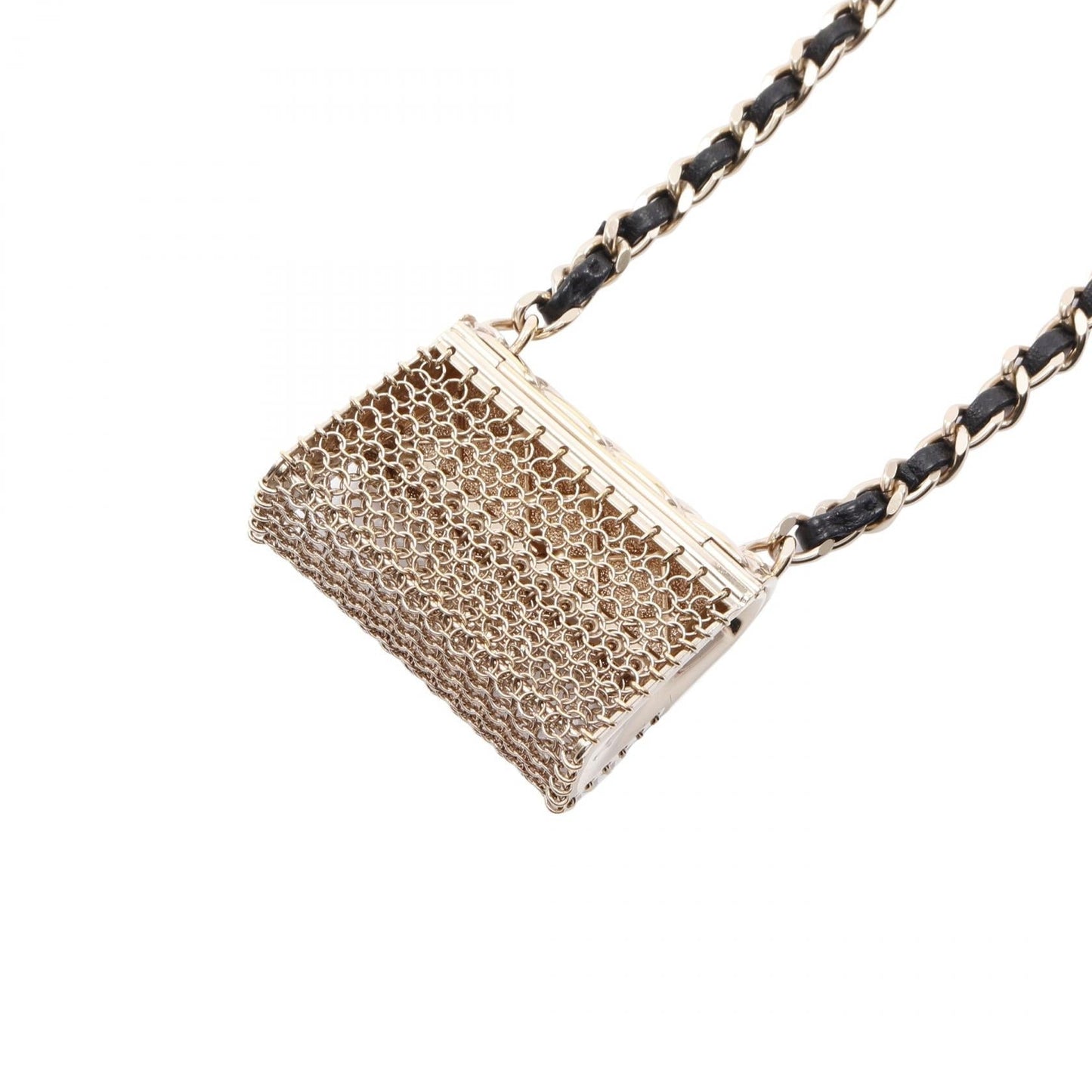 Chanel Matelasse Bag Motif Necklace