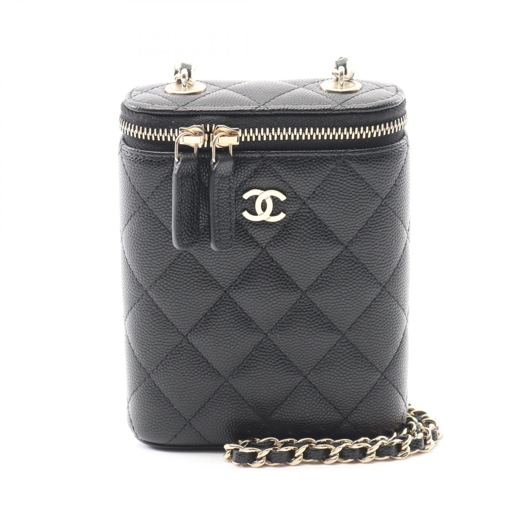 Chanel Matelasse Caviar Skin 2Way Shoulder Bag