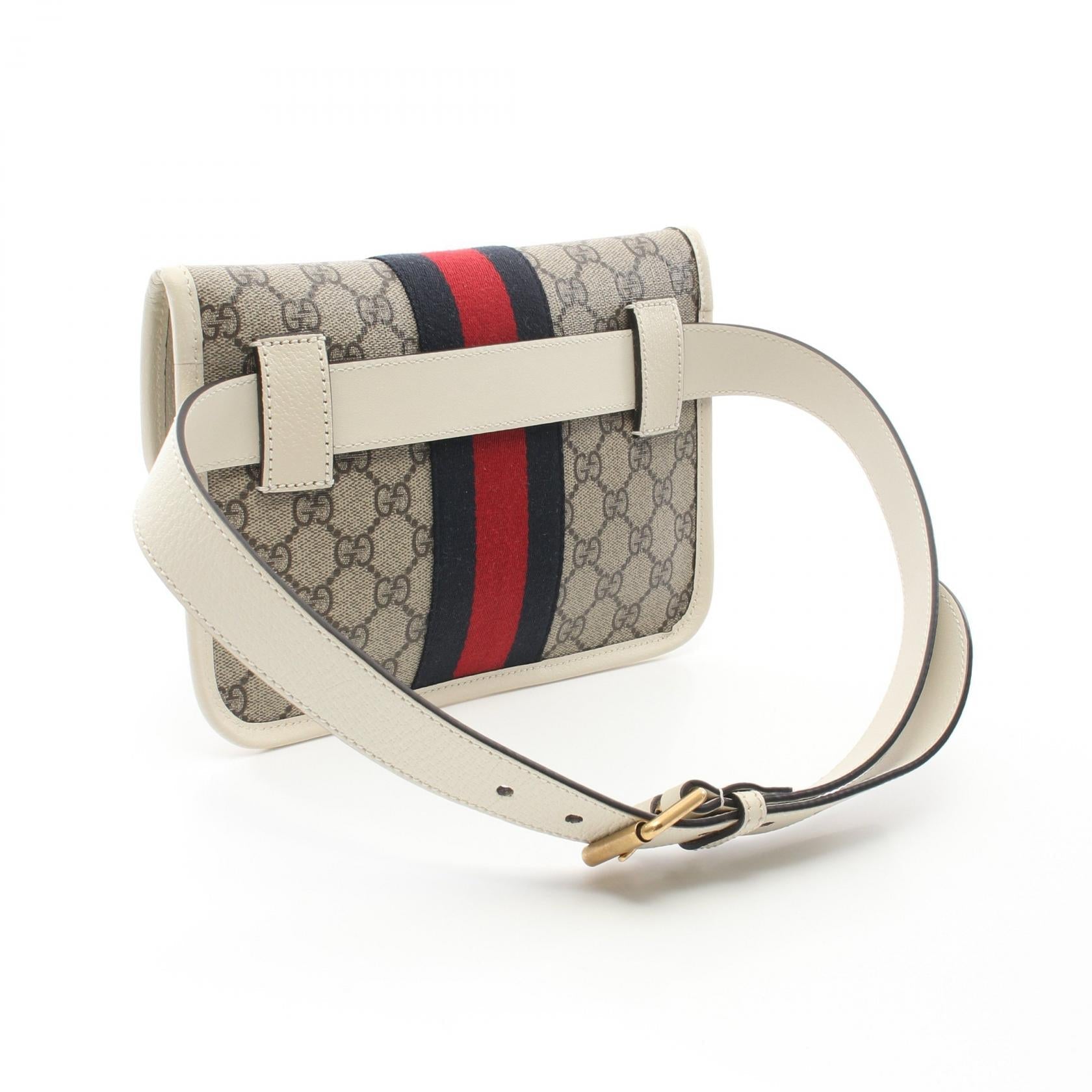 Gucci Ophidia Pvc Coated Belt Bag Canvas Accessory