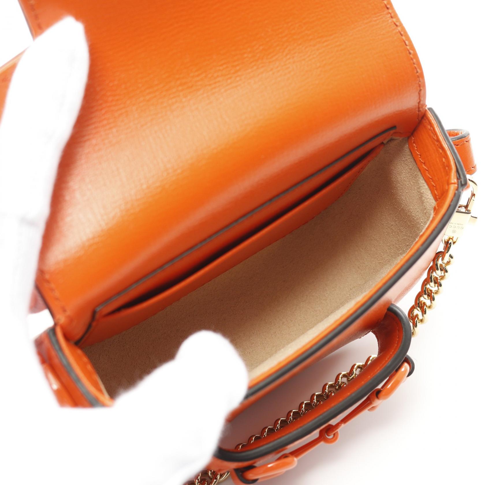 Gucci Horsebit Shoulder Bag Leather Bag 726864