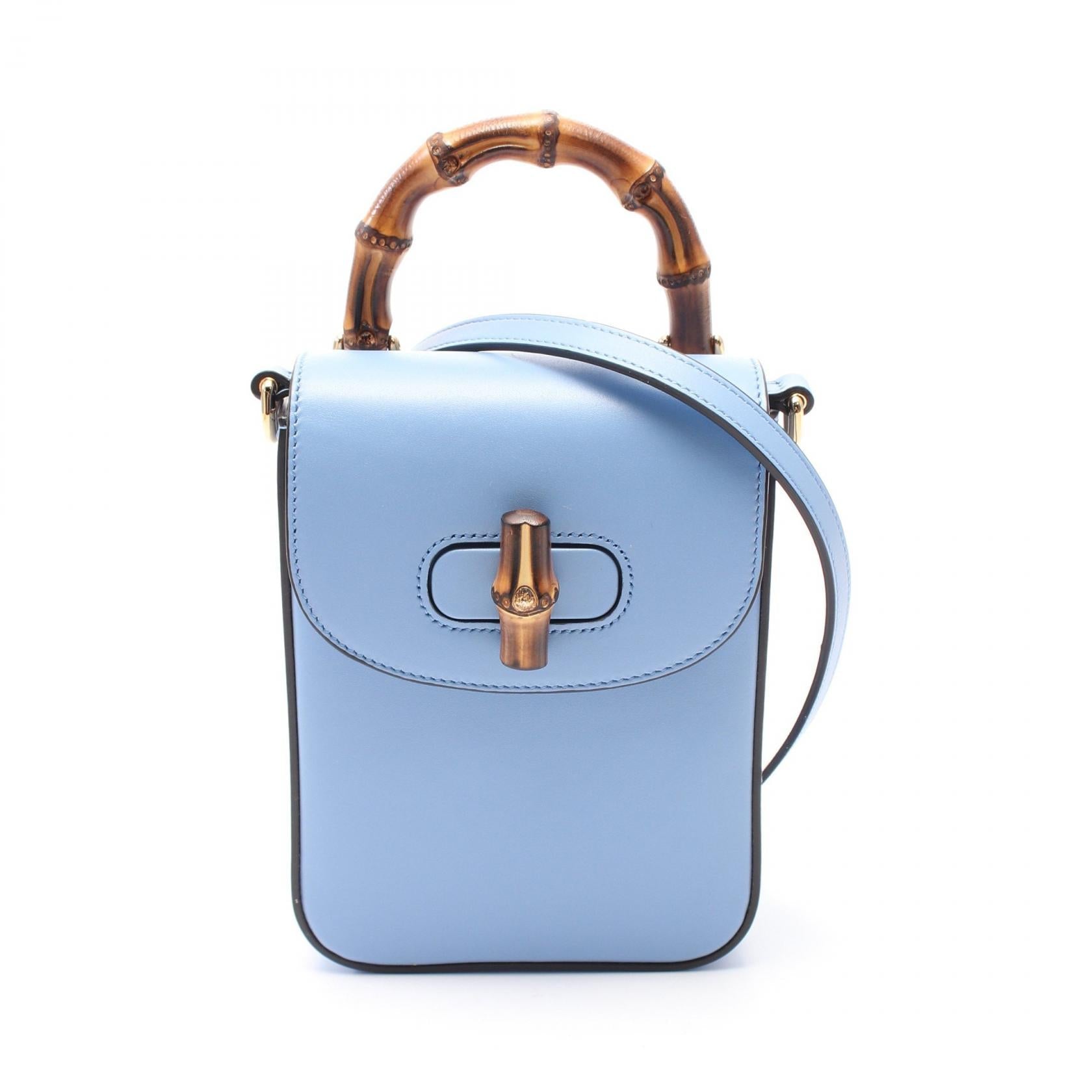 Gucci Bamboo Handbag Leather Travel Bag Handbag 23