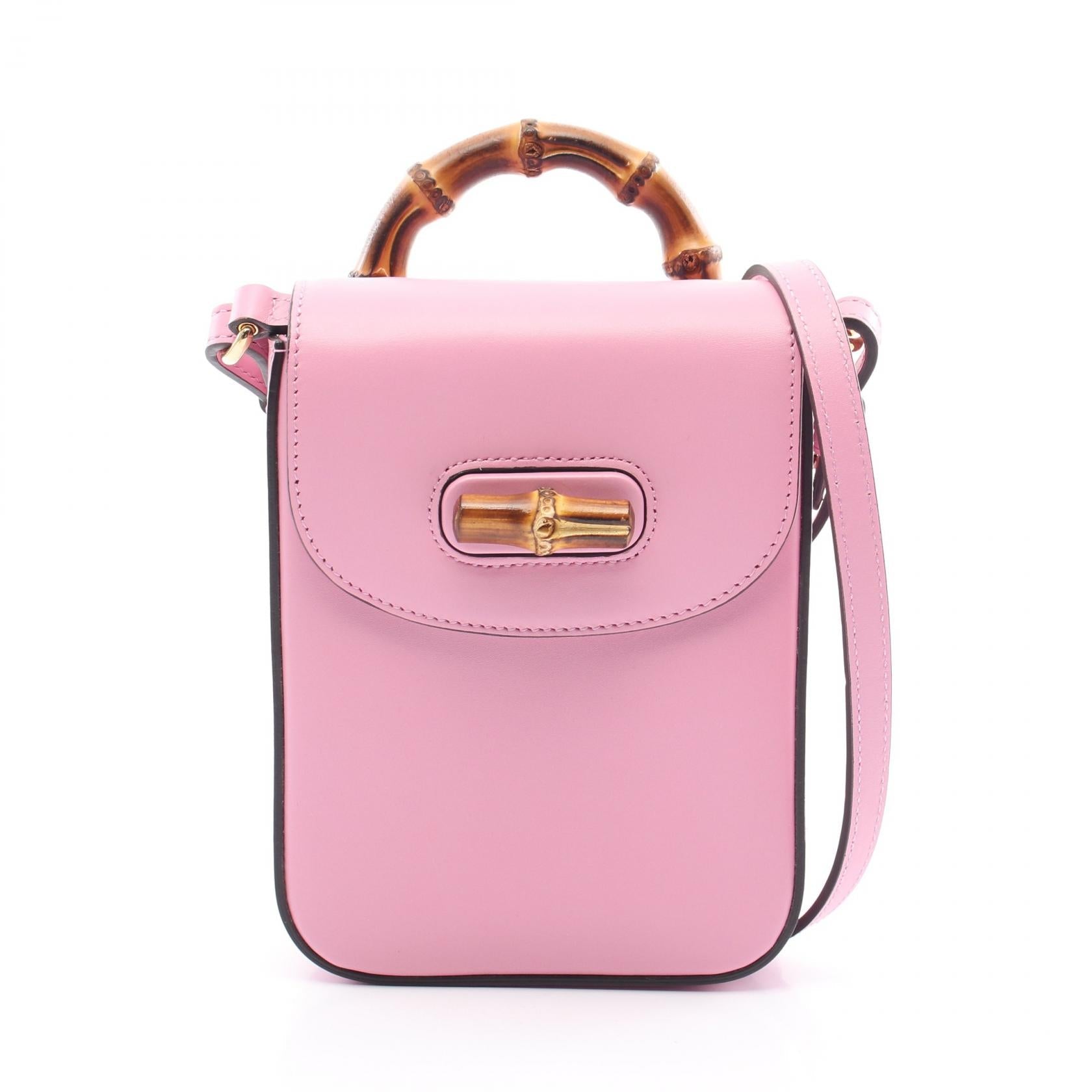 Gucci Bamboo Handbag Leather Travel Bag Handbag 19