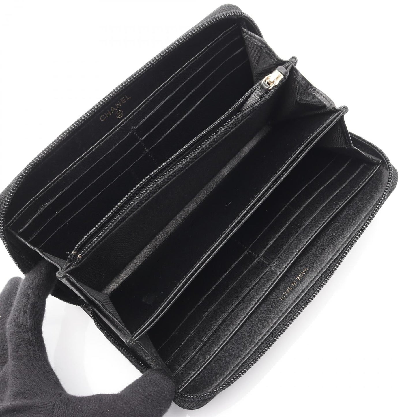 Chanel Boy Chanel Lambskin Long Wallet