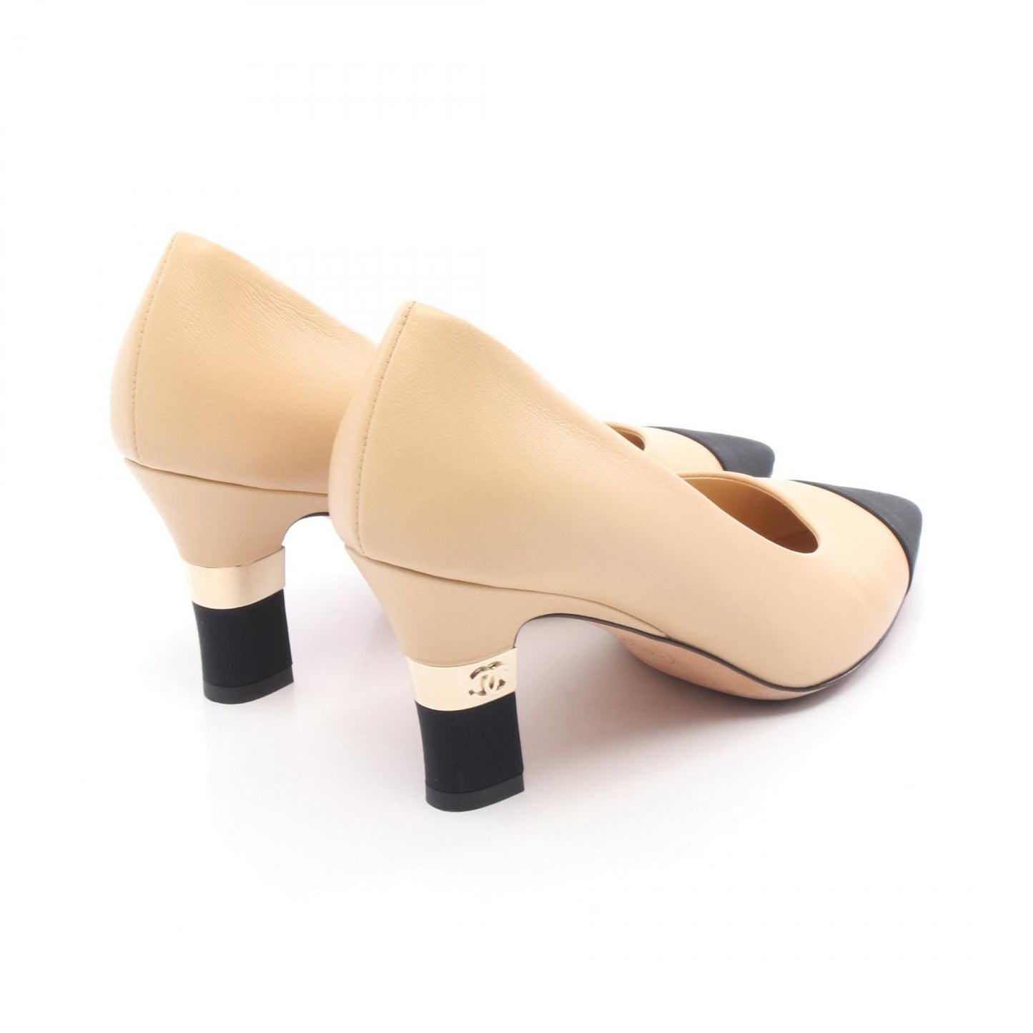 Chanel Coco Mark Leather Pumps