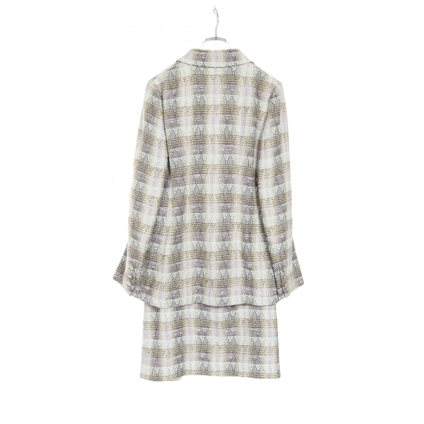 Chanel Coco Mark Button Tweed Wool Cotton Apparel