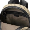 Gucci Front Pocket Backpack Gg Coated Canvas Beige Canvas Backpack Bag