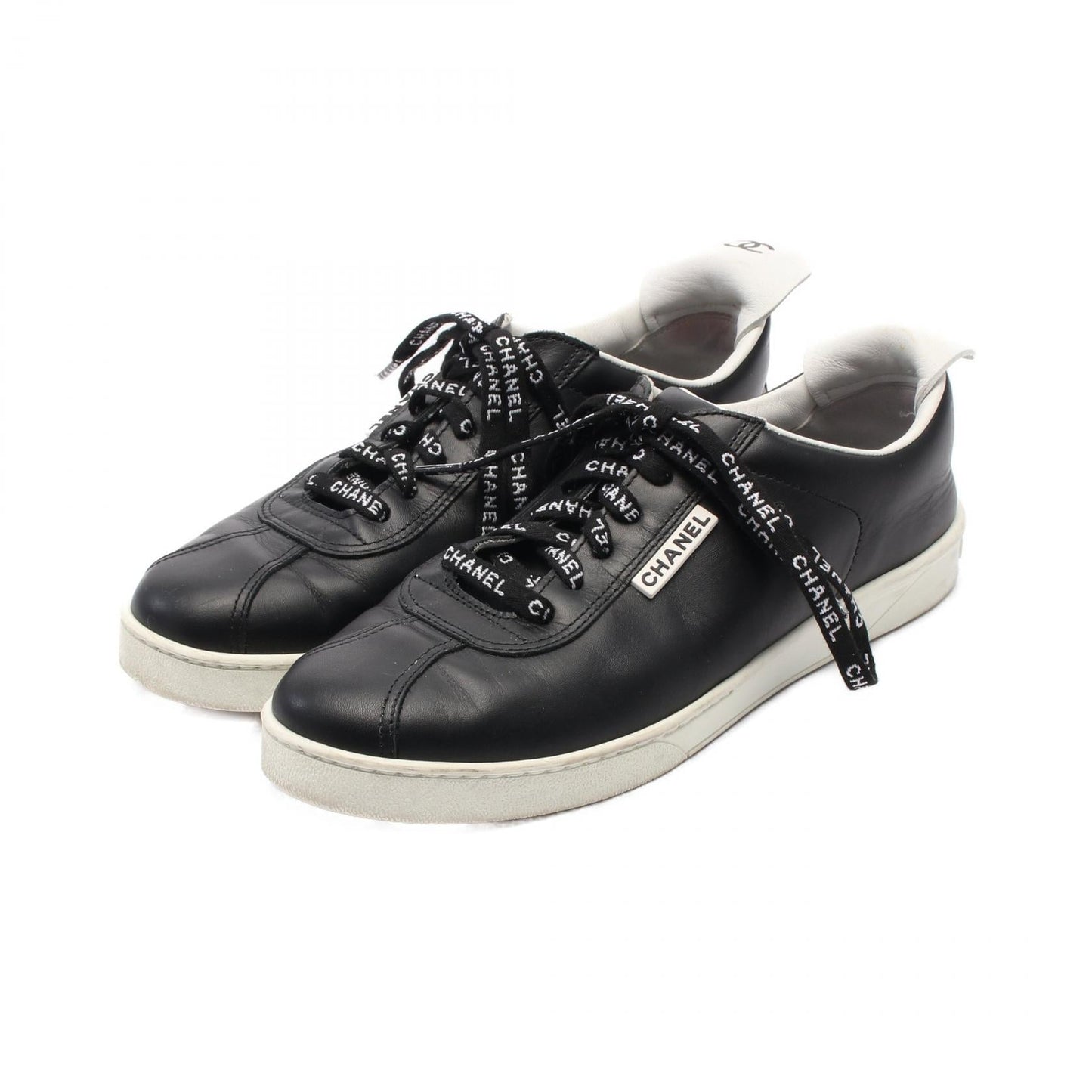 Chanel Coco Mark Leather Sneakers
