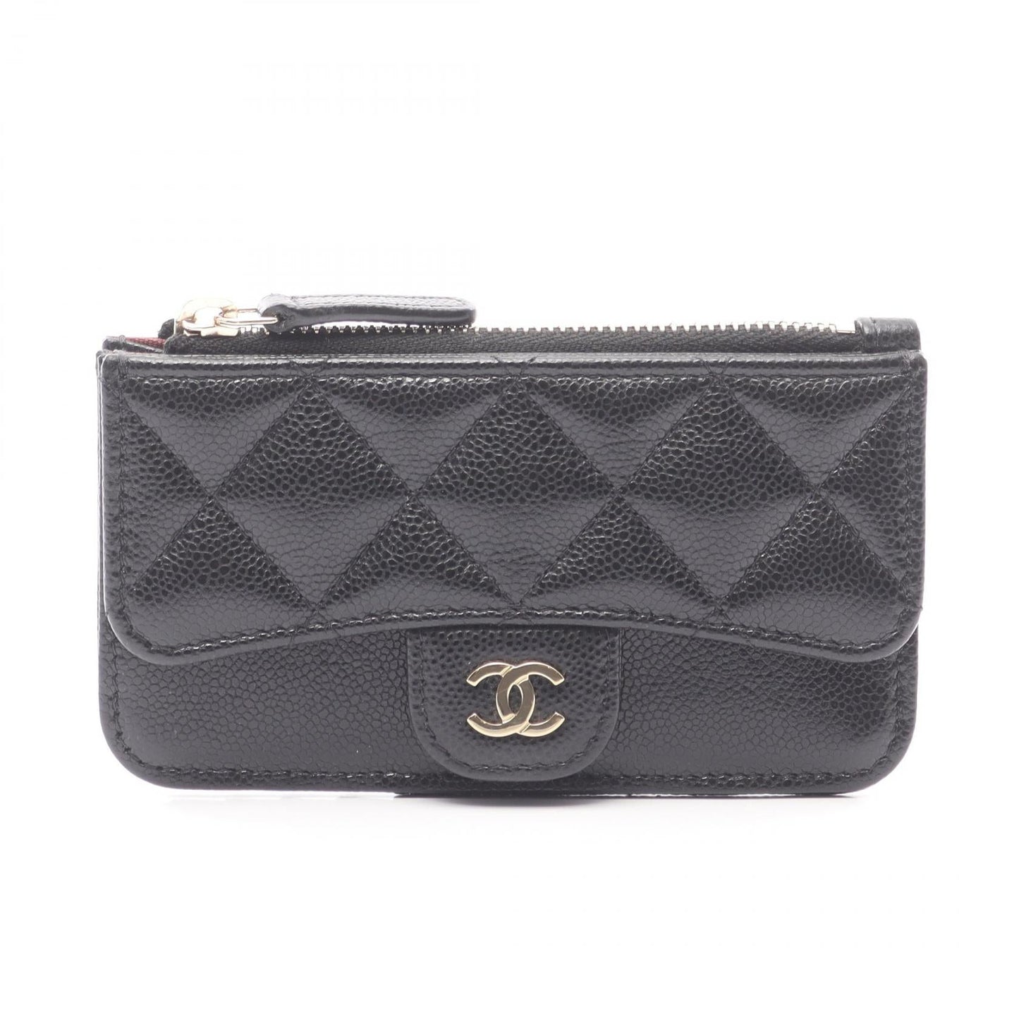 Chanel Classic Coin Case Grained Calfskin Wallet