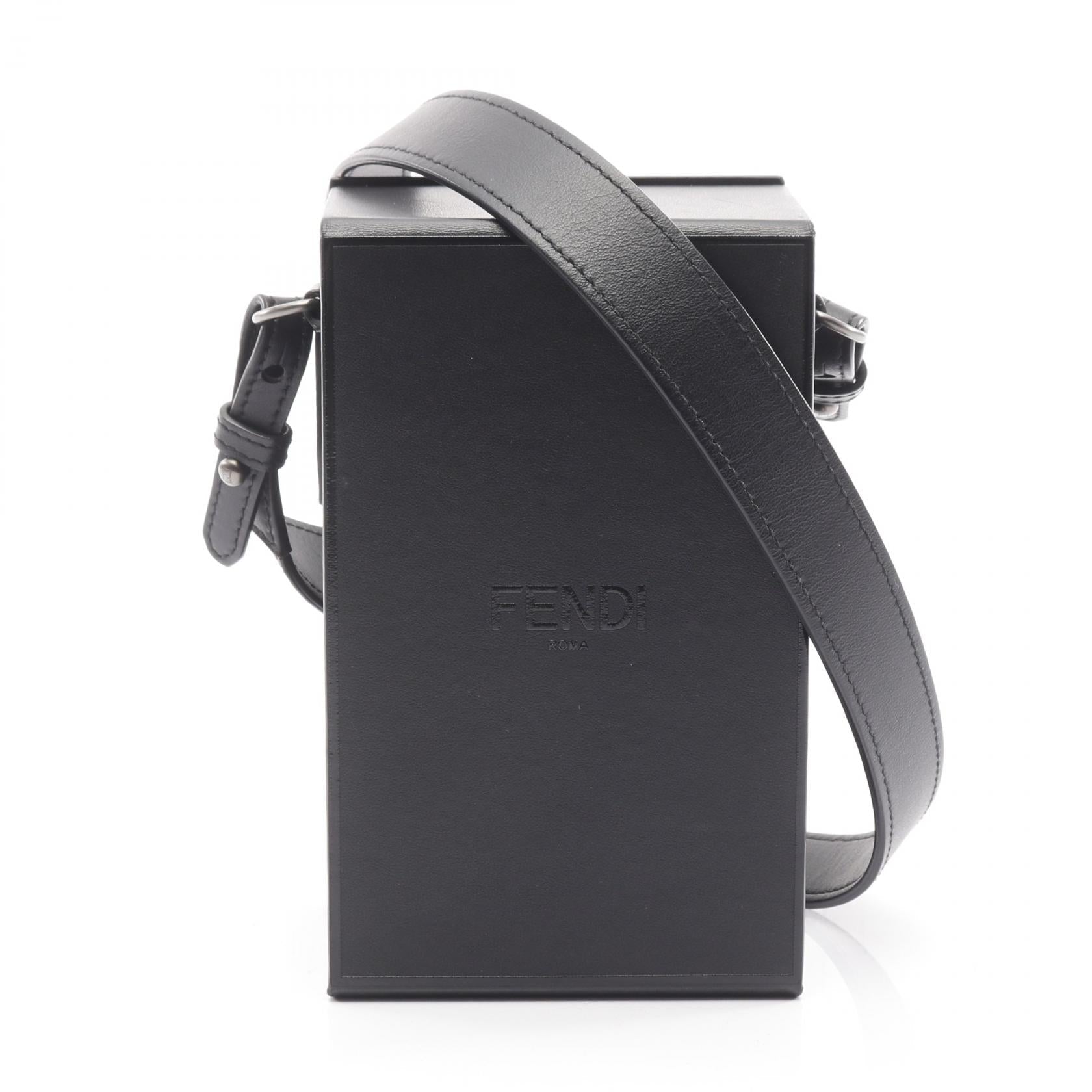 Fendi Box Shoulder Bag Leather
