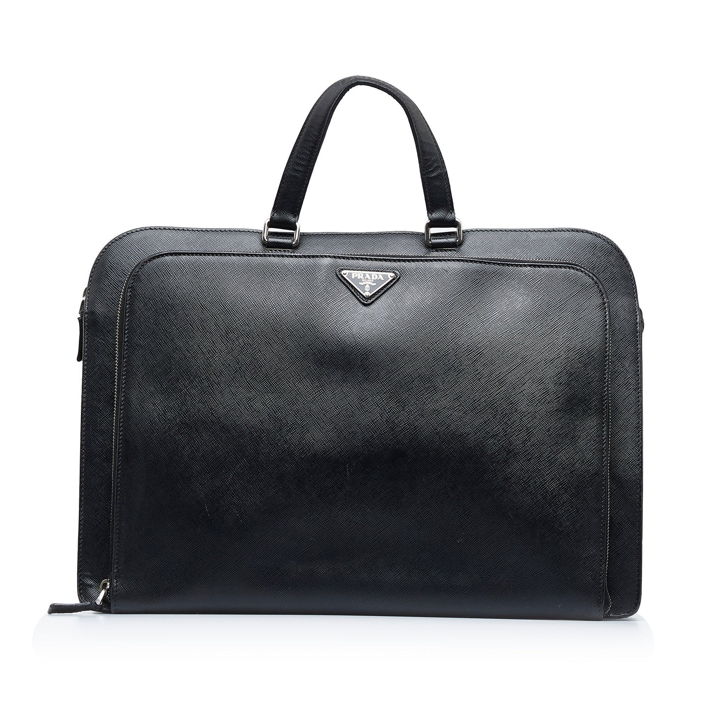 Prada Business Bag Saffiano Black Travel Bag