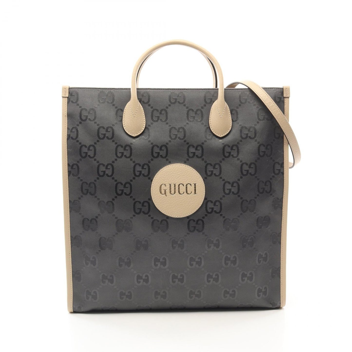 Gucci Off The Grid Pattern Tote Bag Leather Nylon