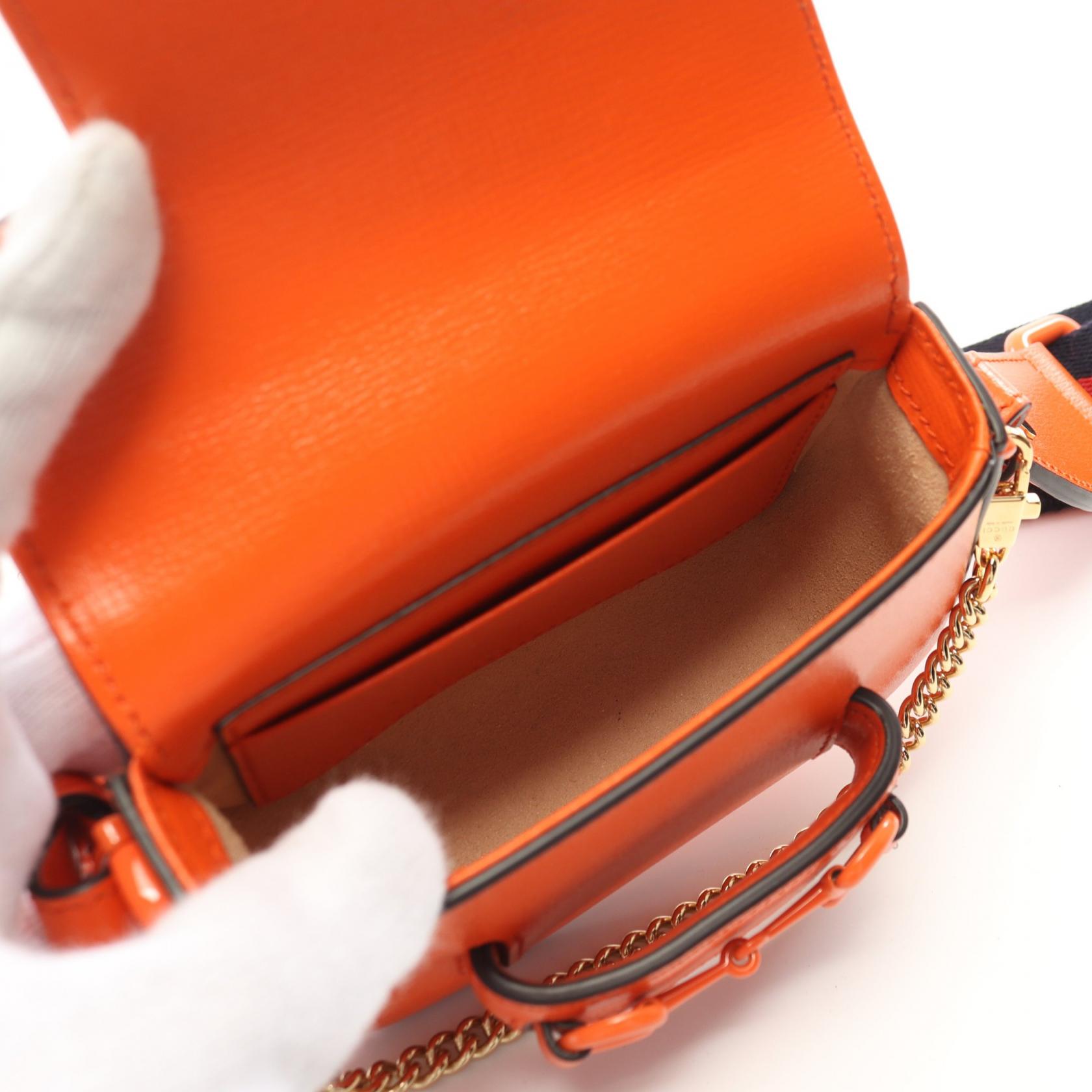 Gucci Horsebit Shoulder Bag Leather Bag 4