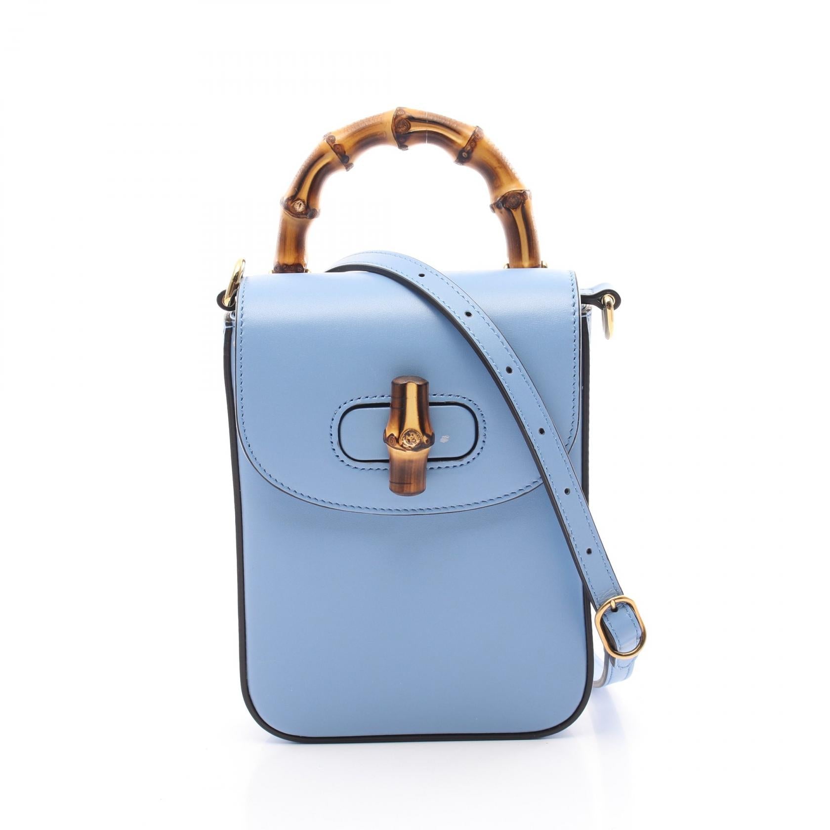 Gucci Bamboo Handbag Leather Travel Bag Handbag 20