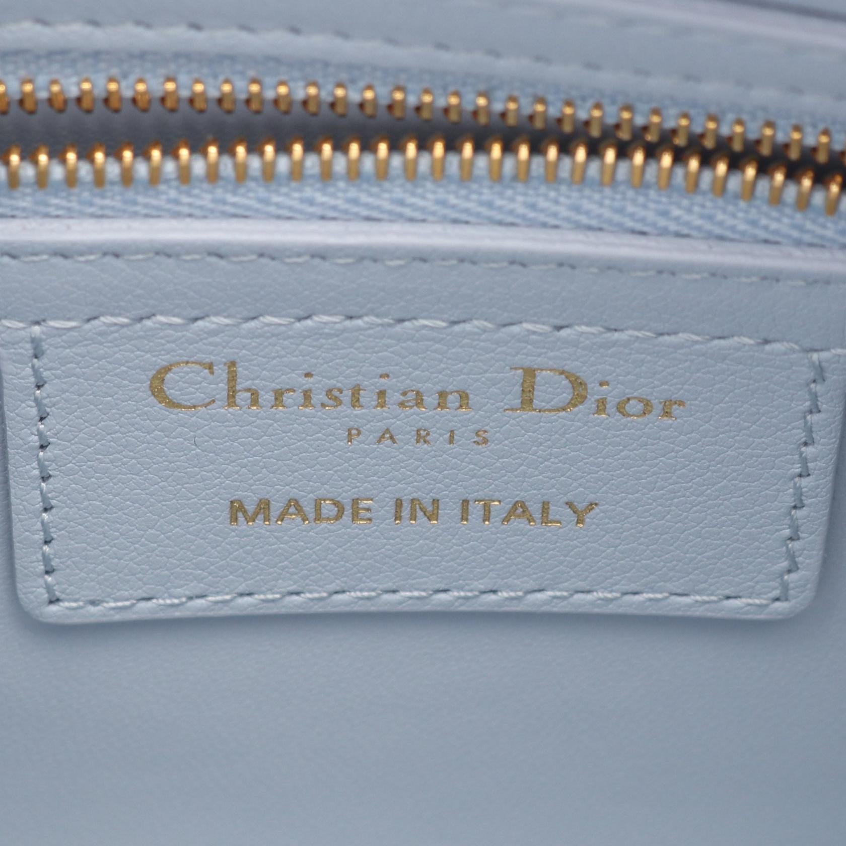 Dior Groove Macrocannage Calfskin Handbag Travel Bag