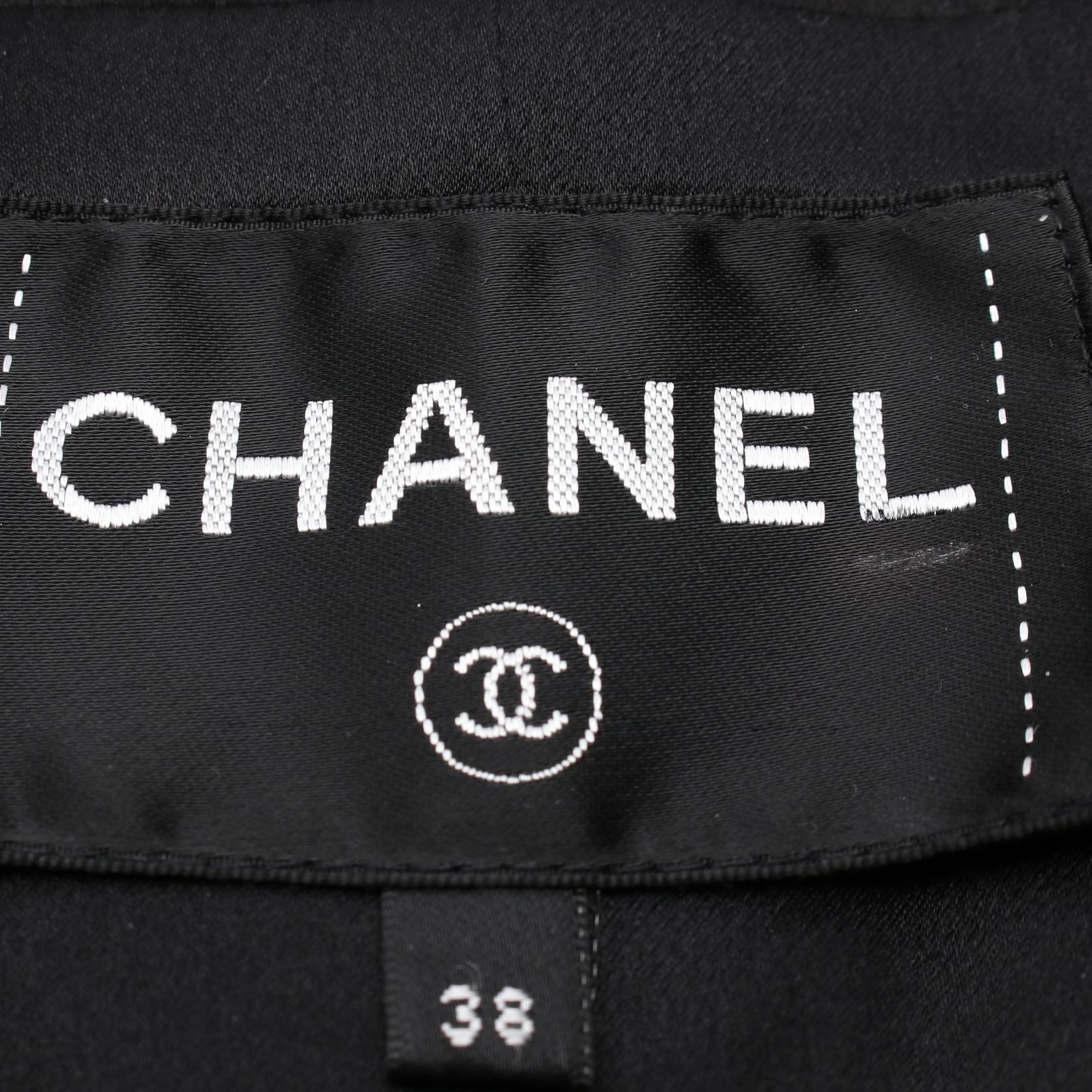 Chanel Coco Mark Button Nylon Wool Polyester Outerwear Handbag