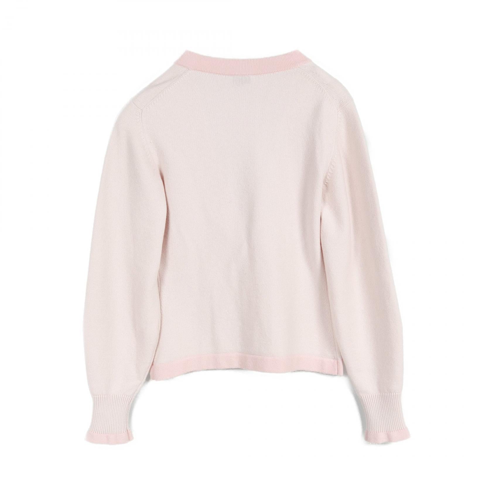 Chanel Cashmere Cardigan Pink