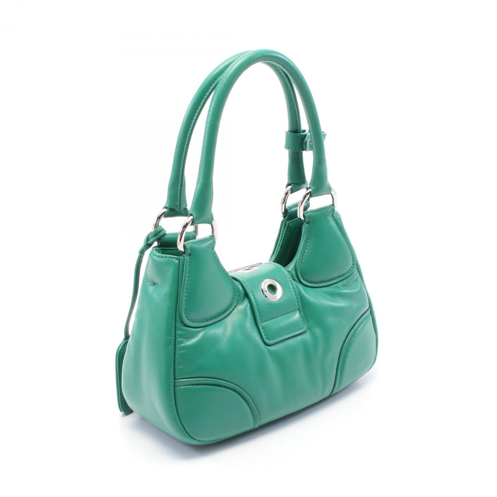 Prada Moon Handbag Leather Travel Bag