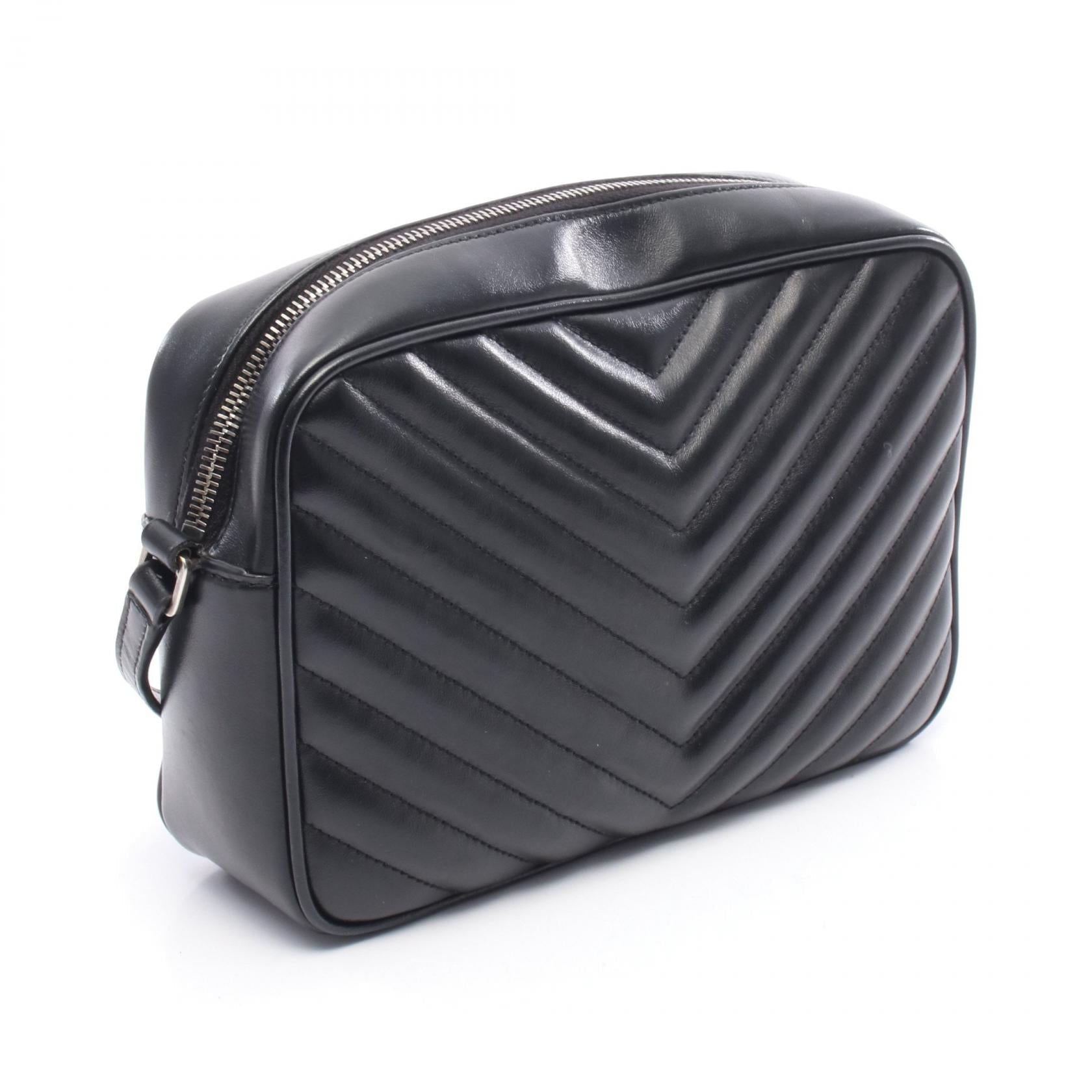 YSL Saint Laurent Paris Lou Shoulder Bag Leather Monogram