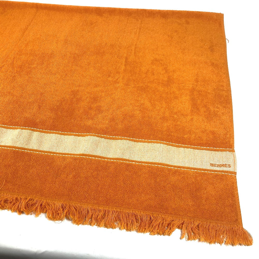 Towel Cotton Orange Bath Towel Interior Throw Logo Travel Bag
