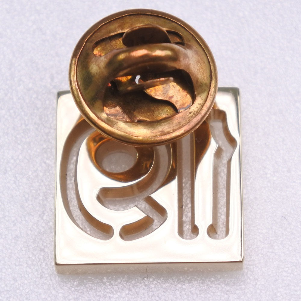 Chanel Brooch Plated Rhinestones Pin Brooch No.19 Gold Handbag