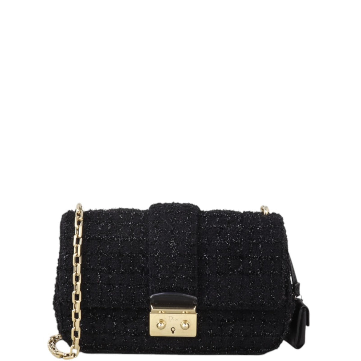 Dior Crossbody Bag Miss Promenade Pouch Tweed 3 Mini Small