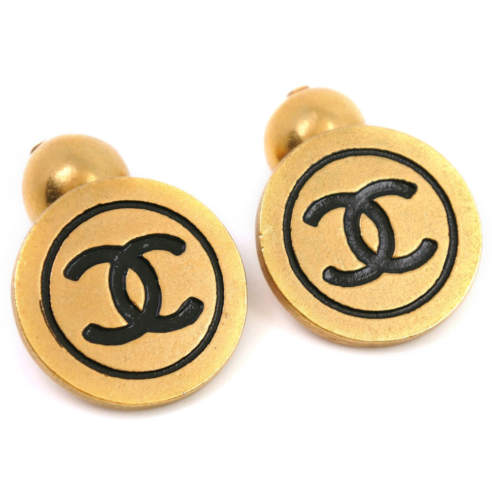 Chanel cuffs Plated COCO Mark Gold Handbag