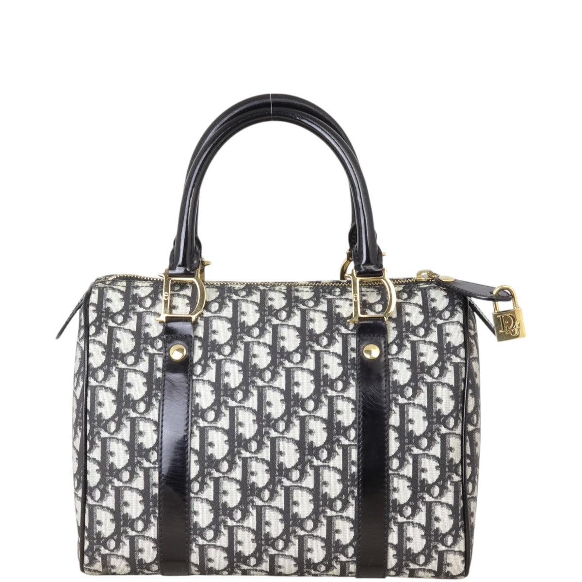 Dior Crossbody Bag Boston Oblique Canvas Shoulder Bag