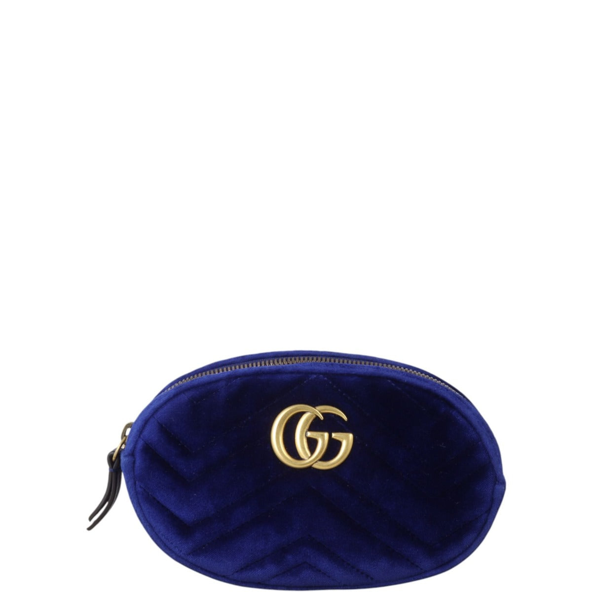 Gucci GG Marmont Matelasse Velvet Belt Bag