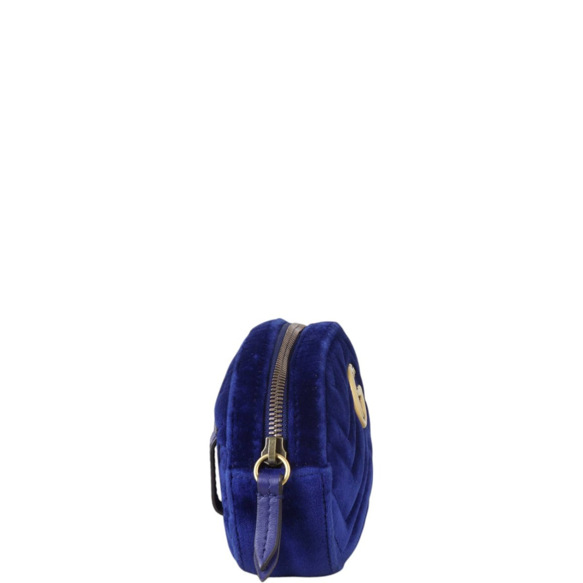 Gucci GG Marmont Matelasse Velvet Belt Bag